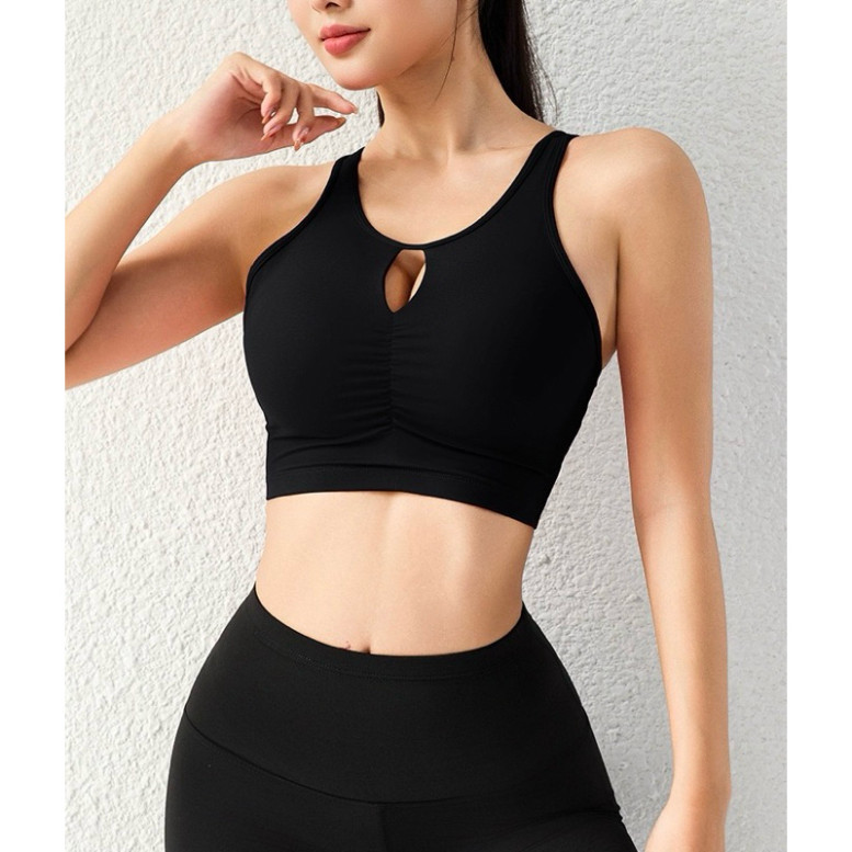 Áo Bra Thể Thao Nhún Lưng Nơ