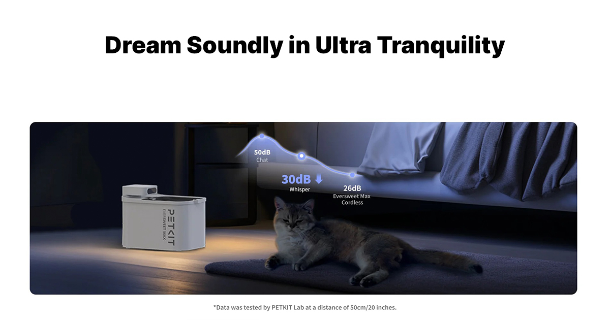 PETKIT EVERSWEET MAX Cordless Pet Water Fountain