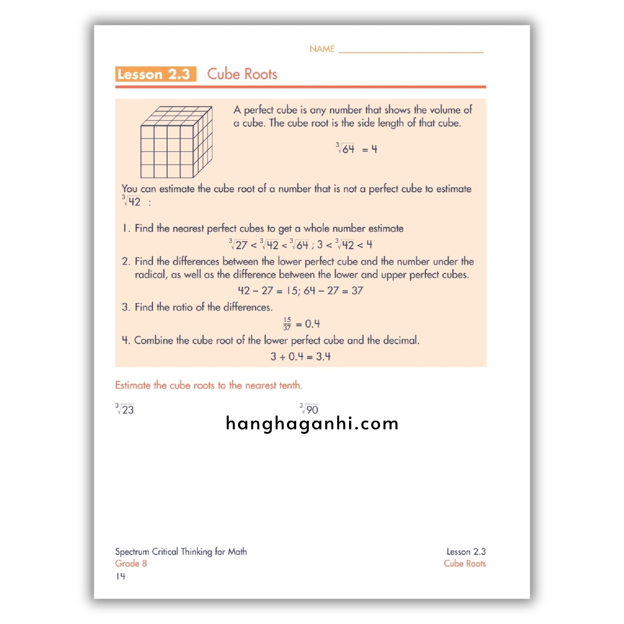 Sách Spectrum Critical Thinking for Math Workbook Grade 8_thumbnail_4