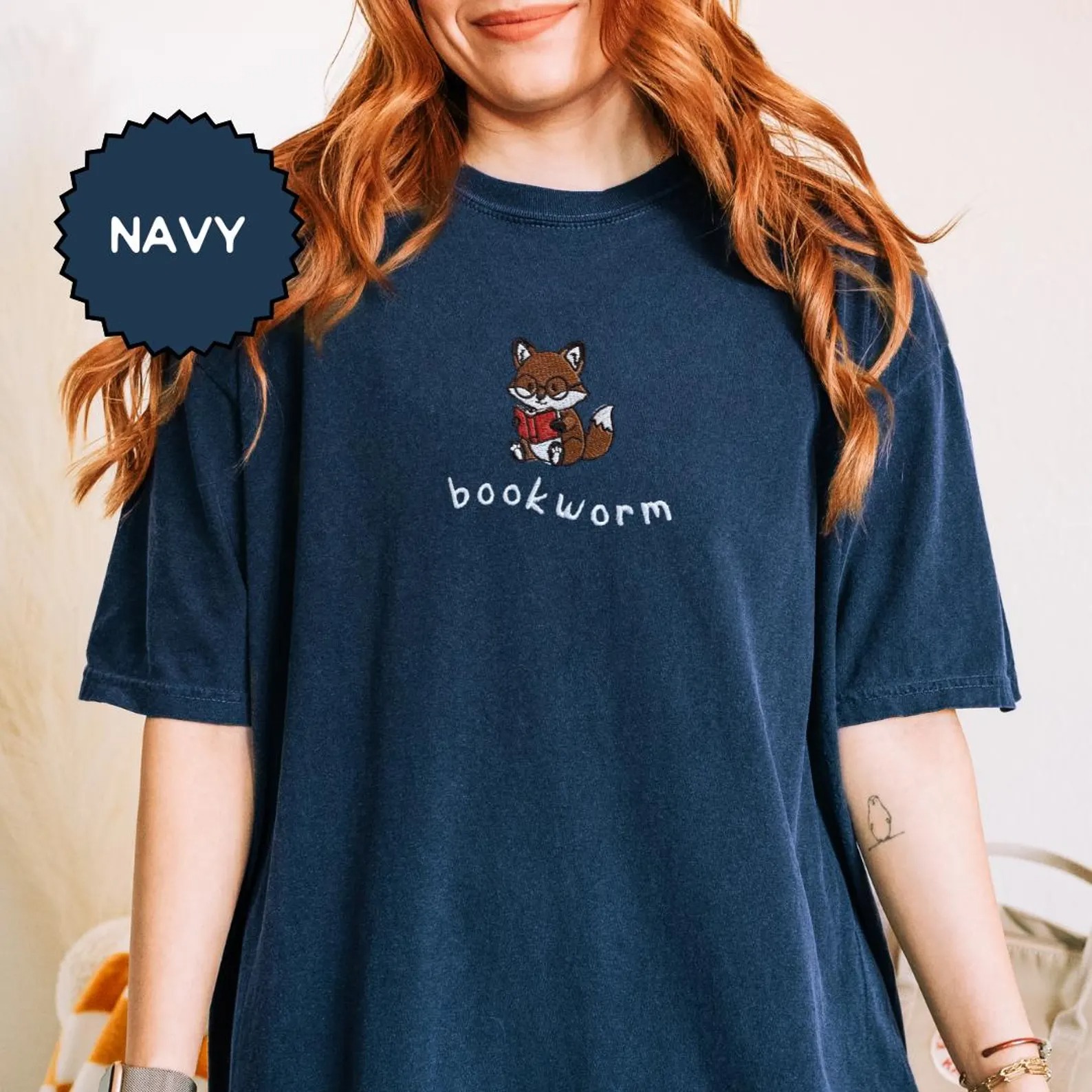 Embroidered - The Quiet Reader Fox_thumbnail_2