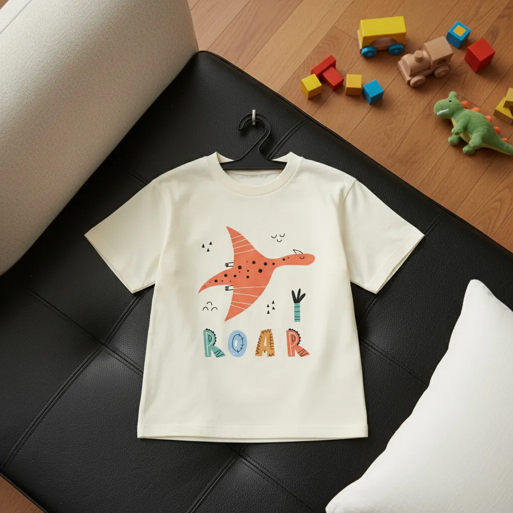 Áo thun bé trai bé gái ROAR Kado 3224 form rộng_thumbnail_6