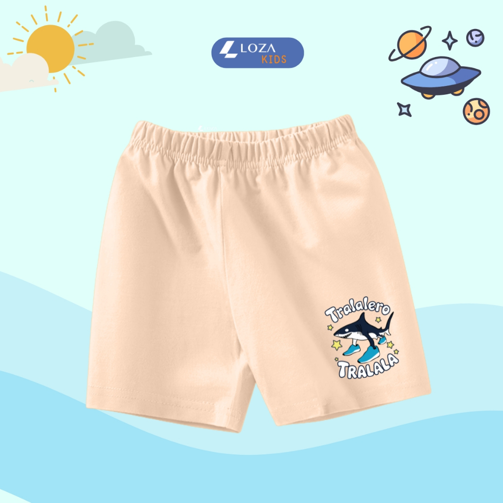 Quần đùi bé trai Brainrot Tung tung tung sahur, Tralalelo Tralala hè 2025 - Quần đùi bé nam 15-40kg - Loza Kids QU001_thumbnail_5