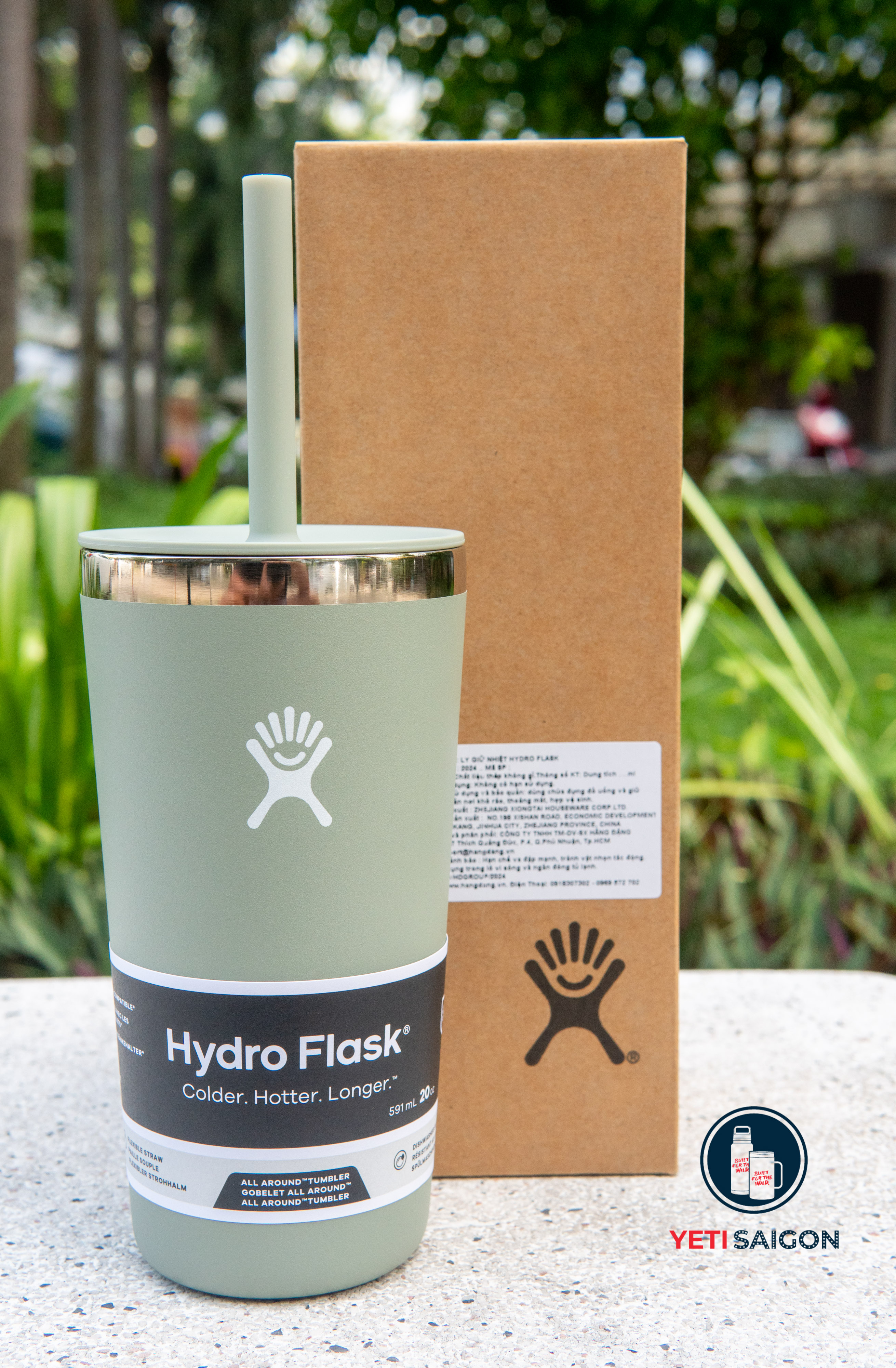 HF Tumbler 20oz Strawlid