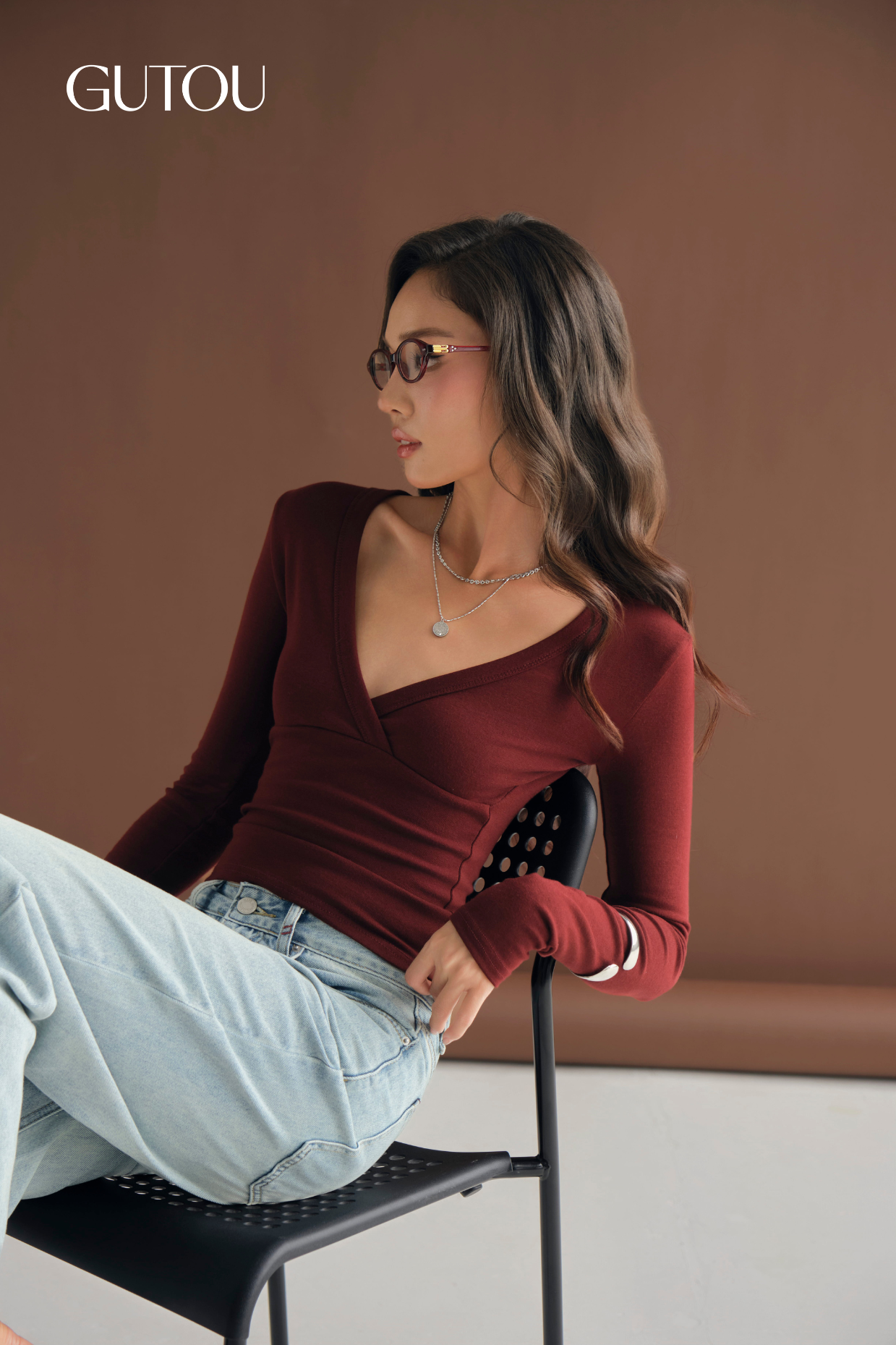 [ GUTOU ] Quần Jean Suông Elara Light_thumbnail_5