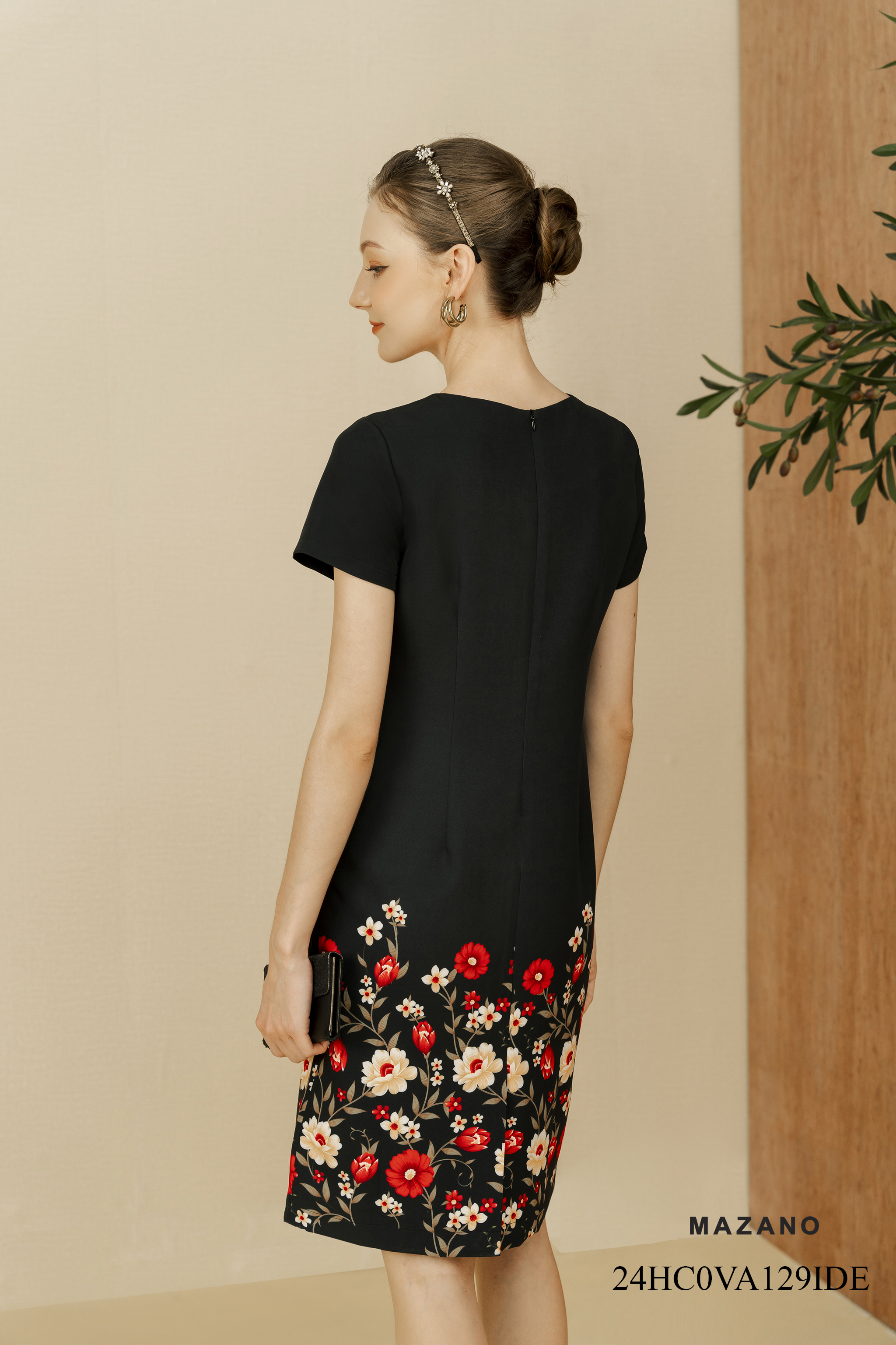 Đầm suông họa tiết in bố cục 129IDE_thumbnail_4