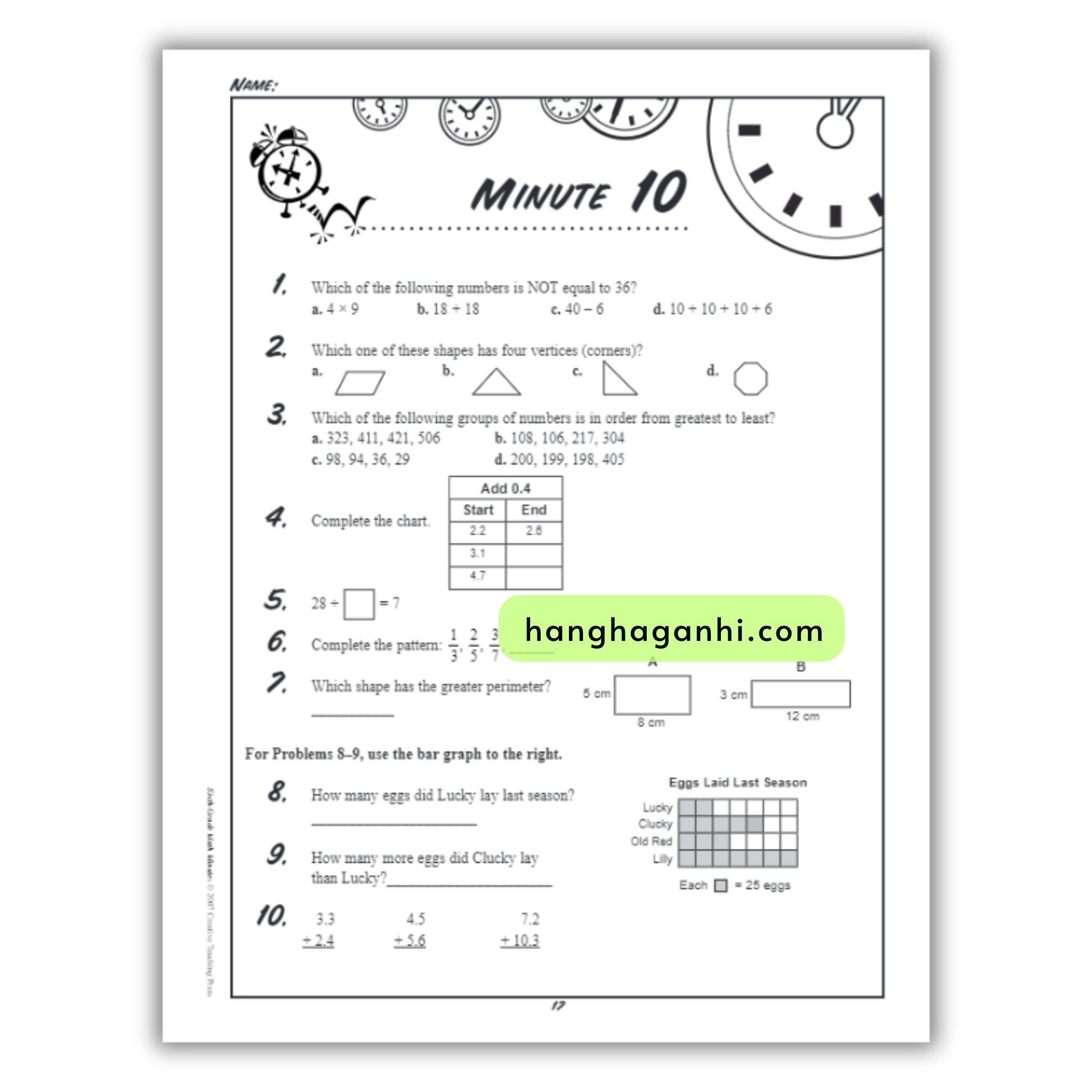 Math Minutes Grade 6- Sách Toán Tiếng Anh cho bé lớp 6_thumbnail_9
