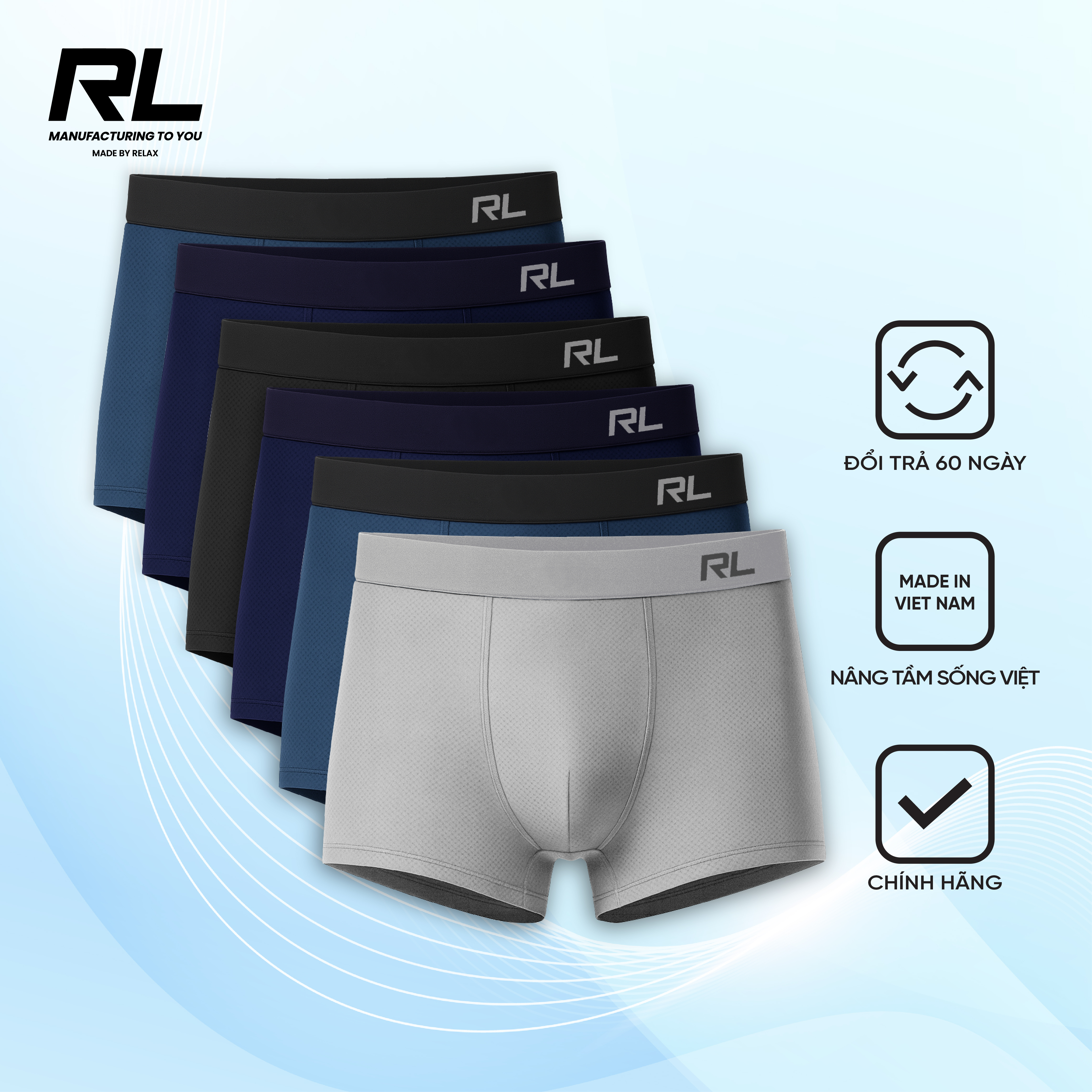 RDO137 - COMBO 6 QUẦN LÓT NAM BOXER_thumbnail_0