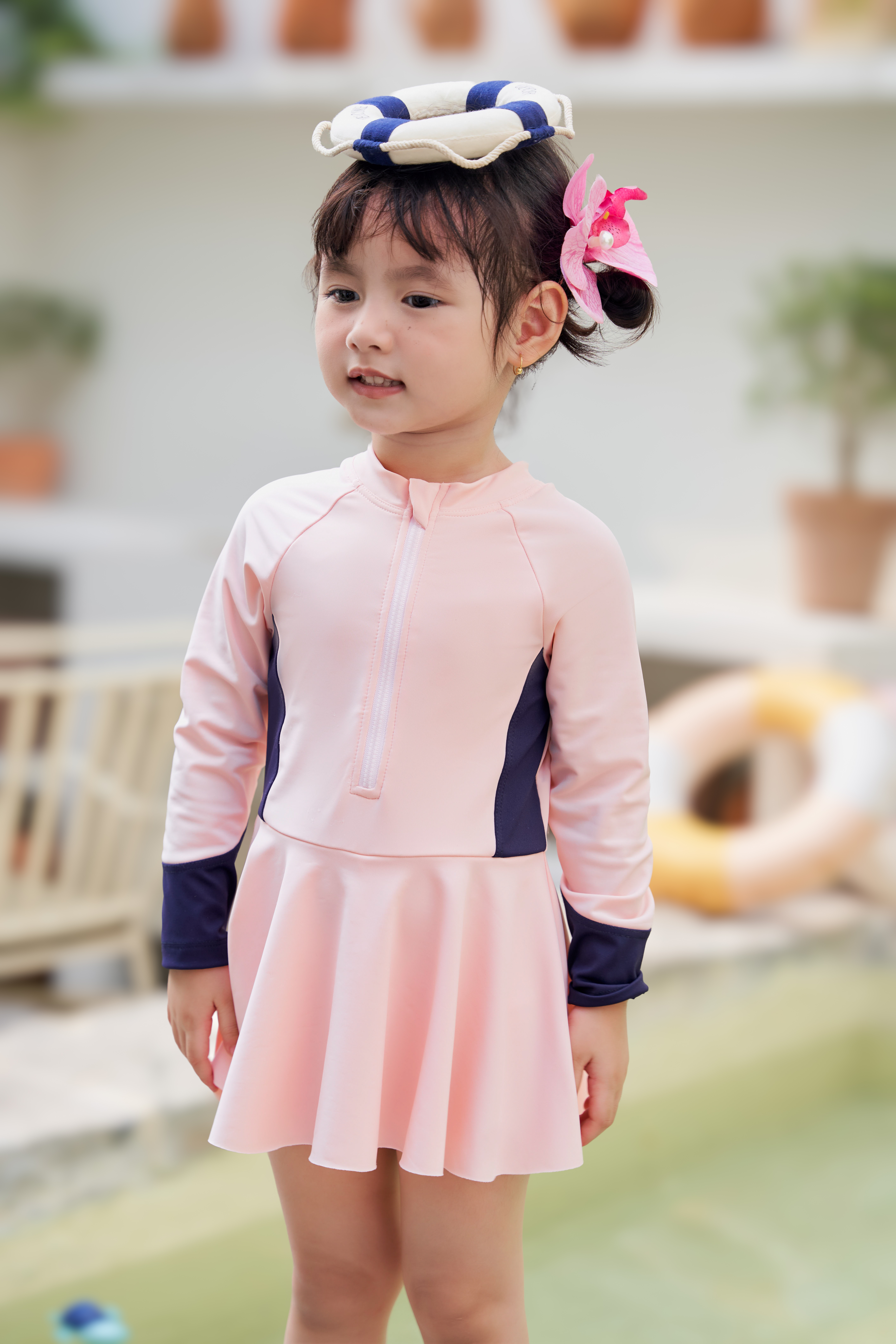 Bộ bơi dài tay chân váy xoè_thumbnail_5