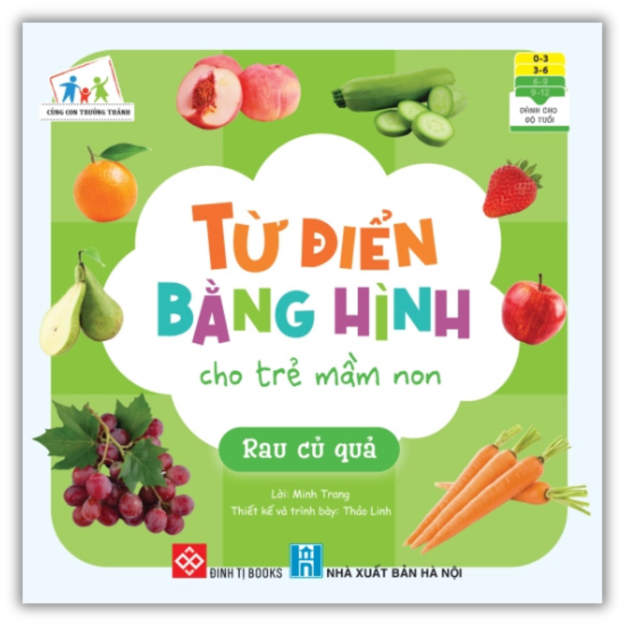 Từ điển bằng hình cho trẻ mầm non - Rau củ quả