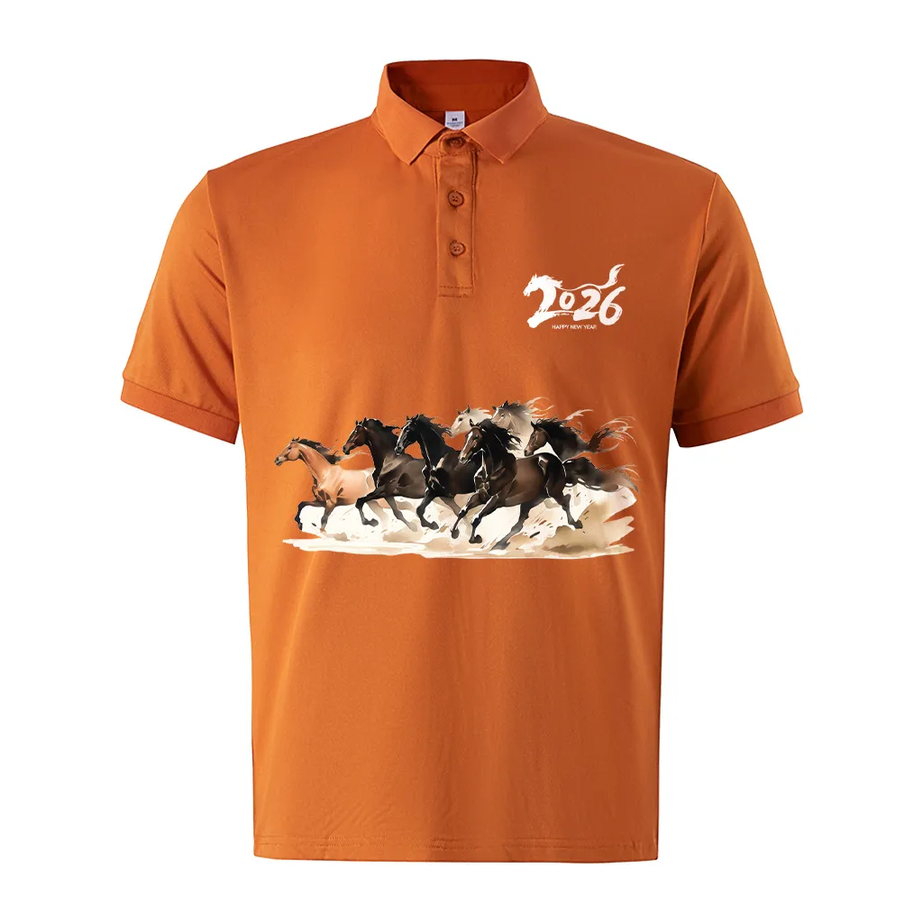 Áo polo Tết Bính Ngọ Miucho Iconic vải poly cá sấu thoáng mát cổ trụ form vừa in mix 2992_thumbnail_14