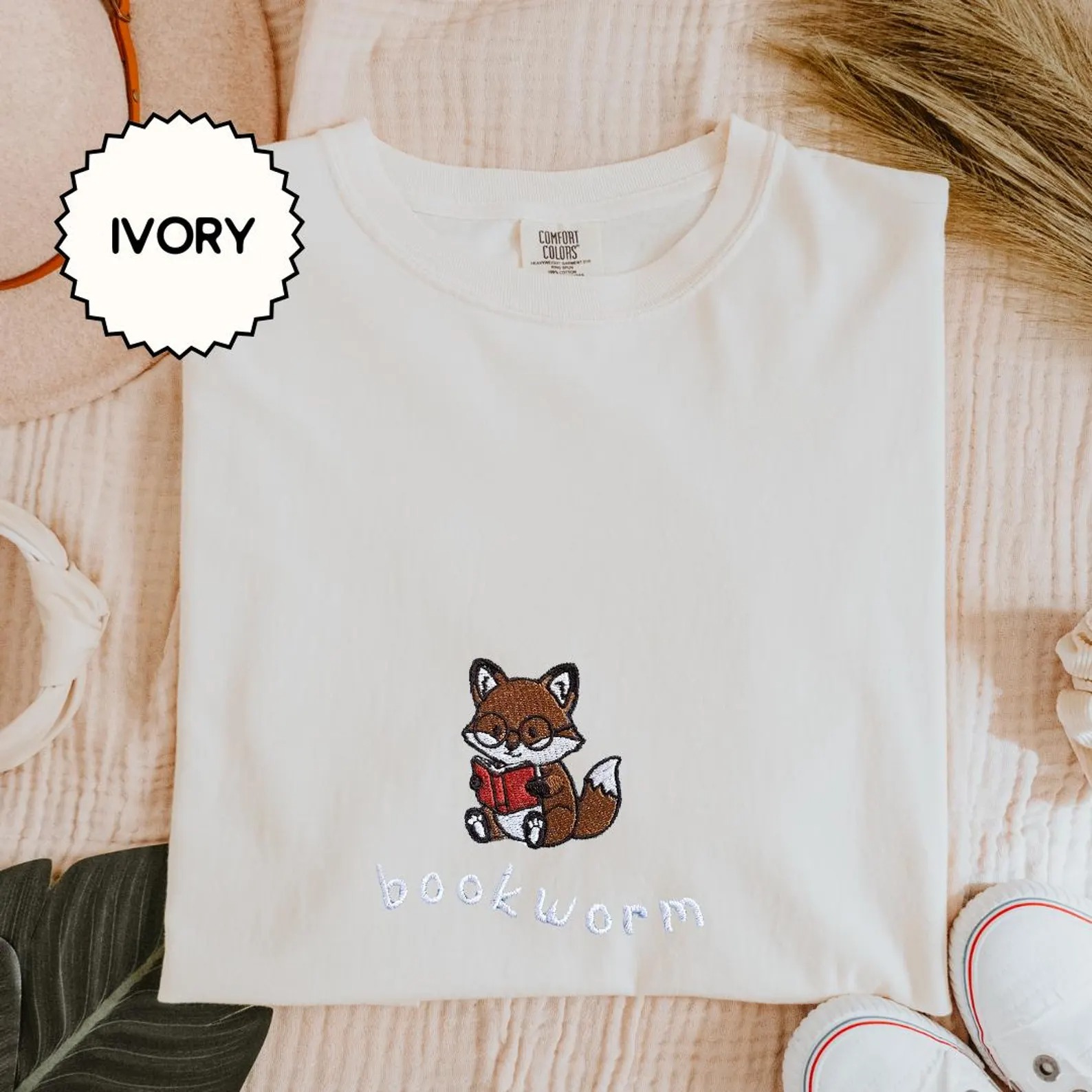 Embroidered - The Quiet Reader Fox_thumbnail_6