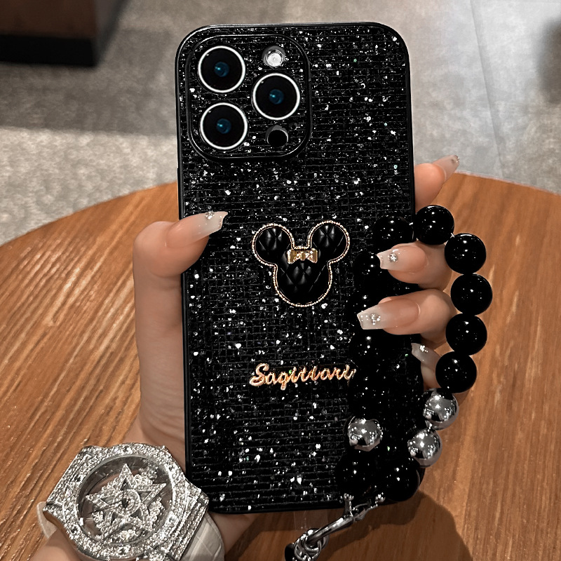 ỐP LƯNG ĐIỆN THOẠI GẤU LẤP LÁNH CÓ DÂY TREO XINH XẮN CHO IPHONE_thumbnail_0