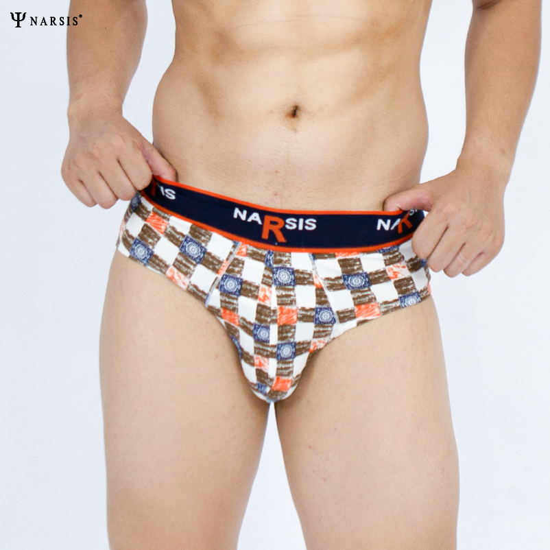 QUẦN SỊP NAM Ô BÀN CỜ NARSIS - CẠP BẢN TO CHẤT VẢI COTTON CO GIÃN 4 CHIỀU CÓ LỚP LÓT KHÁNG KHUẨN ..._thumbnail_0
