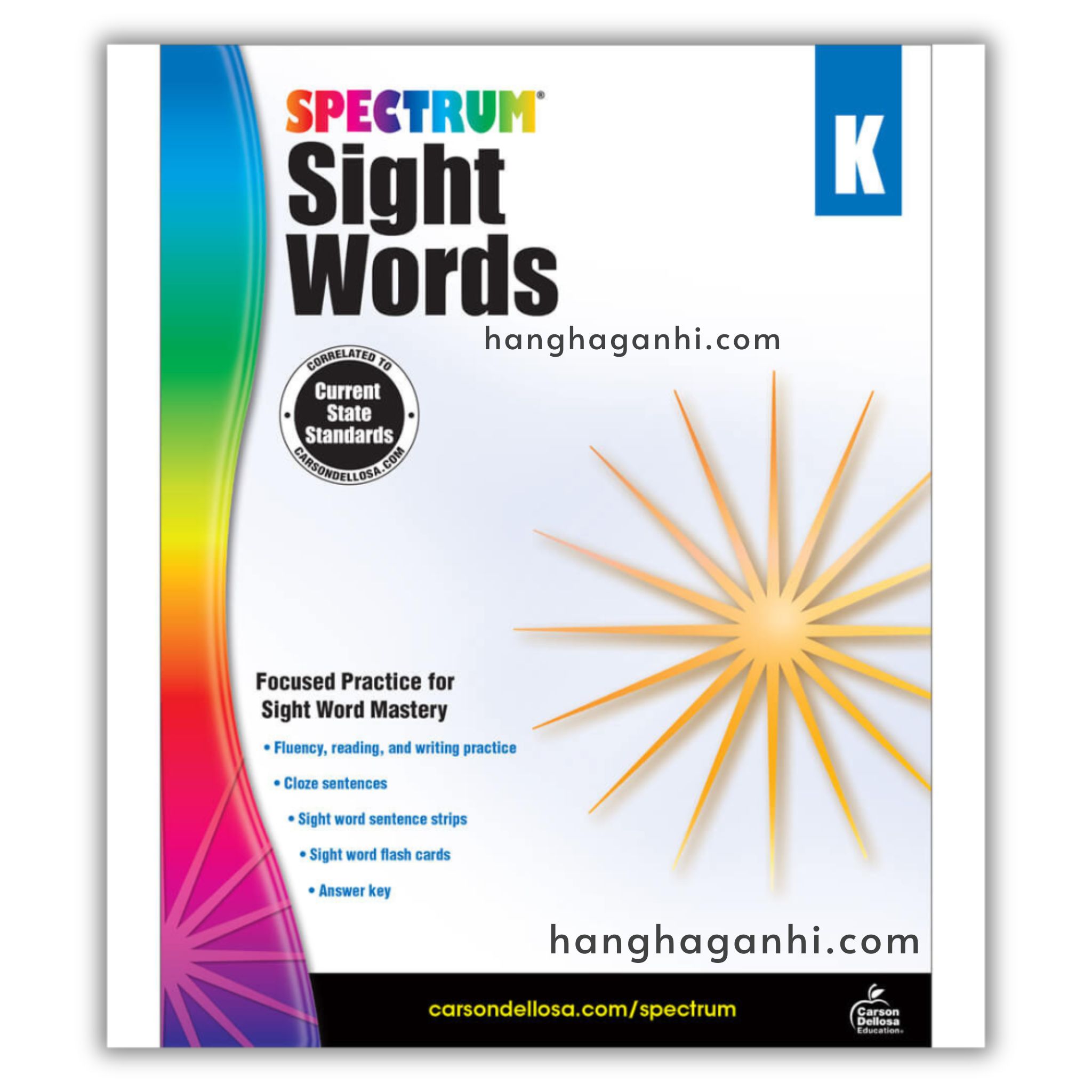 Sách Spectrum Sight Words Workbook Grade K_thumbnail_0