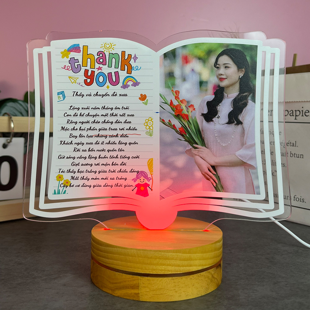 Đèn ngủ led 3d hình quyển sách in theo yêu cầu làm quà tặng tri ân thầy cô giáo ngày 20/10, 20/11_thumbnail_1