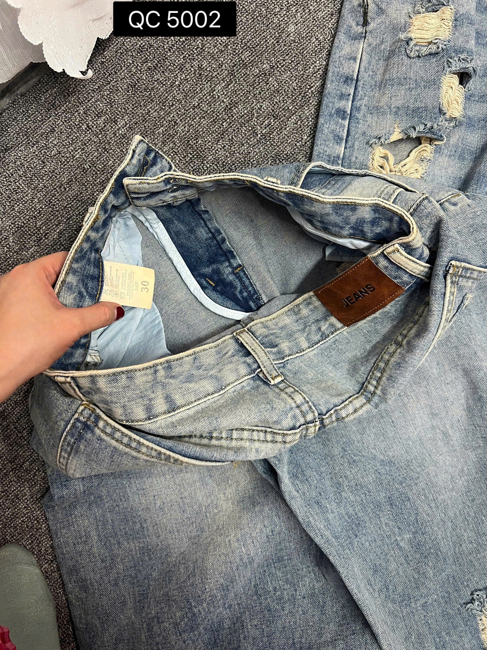 Quần suông rách 2 mặt kiểu bigsize QJ5002 dành cho nàng béo mập từ 55-90kg_thumbnail_6