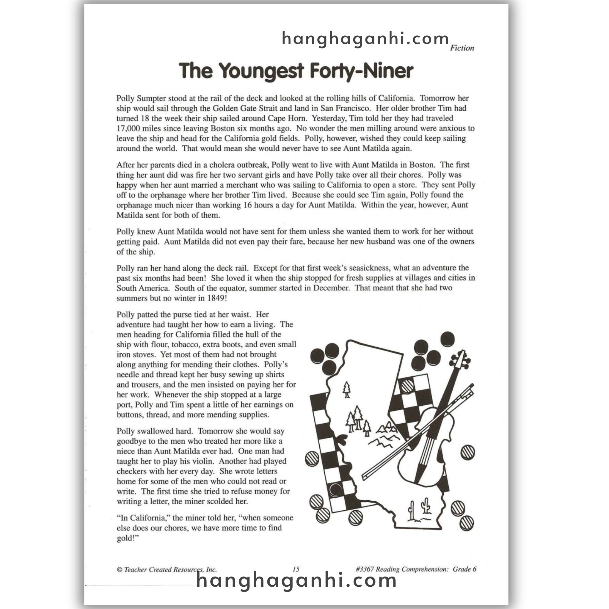 Reading Comprehension Grade 6 Teacher Created Resources, sách đọc hiểu lớp 6_thumbnail_11