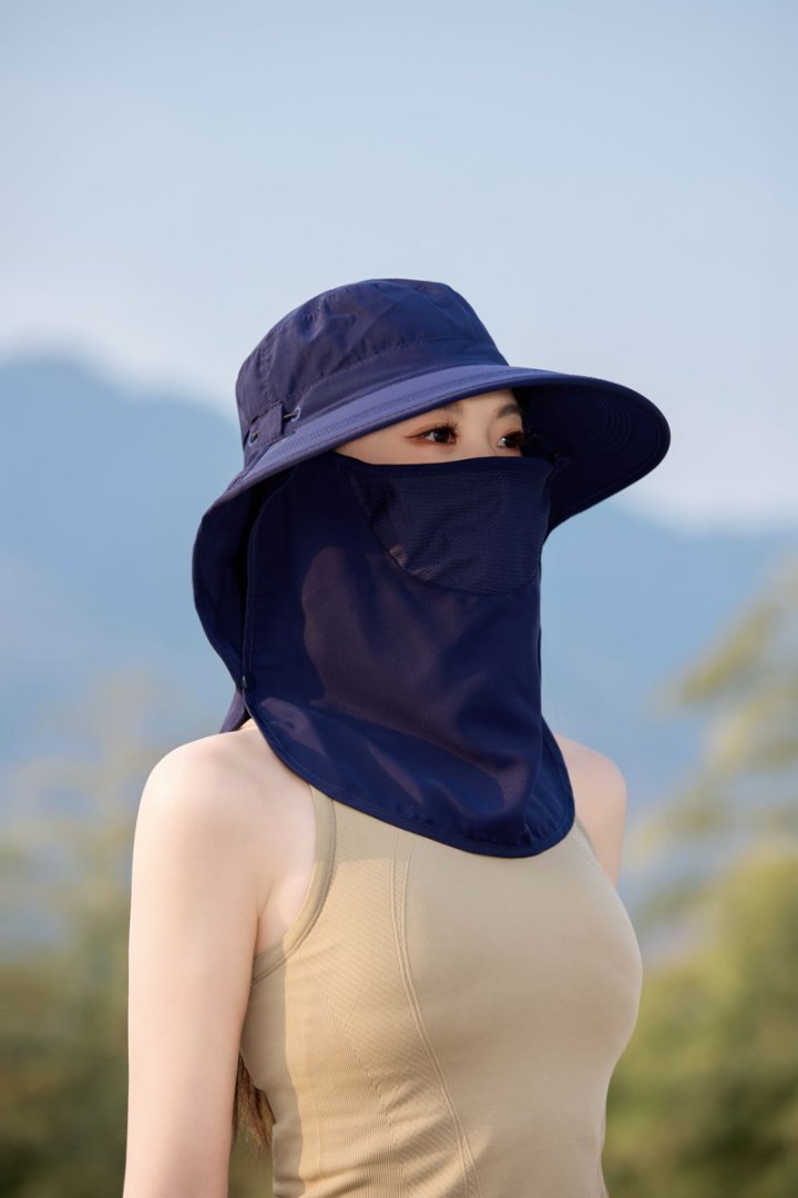 Mũ bucket Golf Hàn Quốc có che gáy & che mặt dành cho nữ HZ2515_thumbnail_5