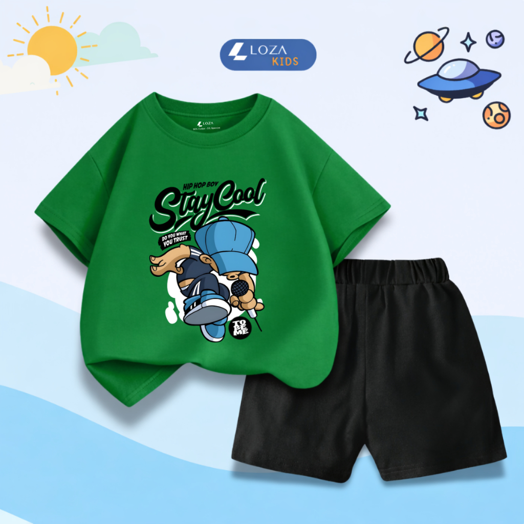 Bộ đồ bé trai hình  STAYCOOL - Loza Kids SB605_thumbnail_4
