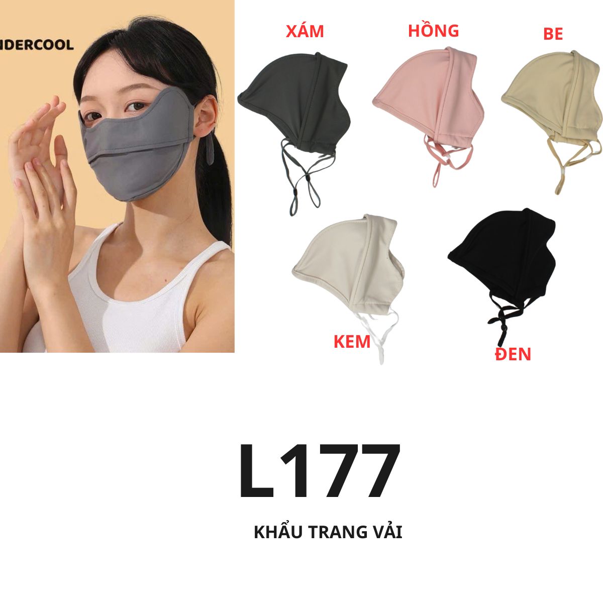 L177 KHẨU TRANG VẢI