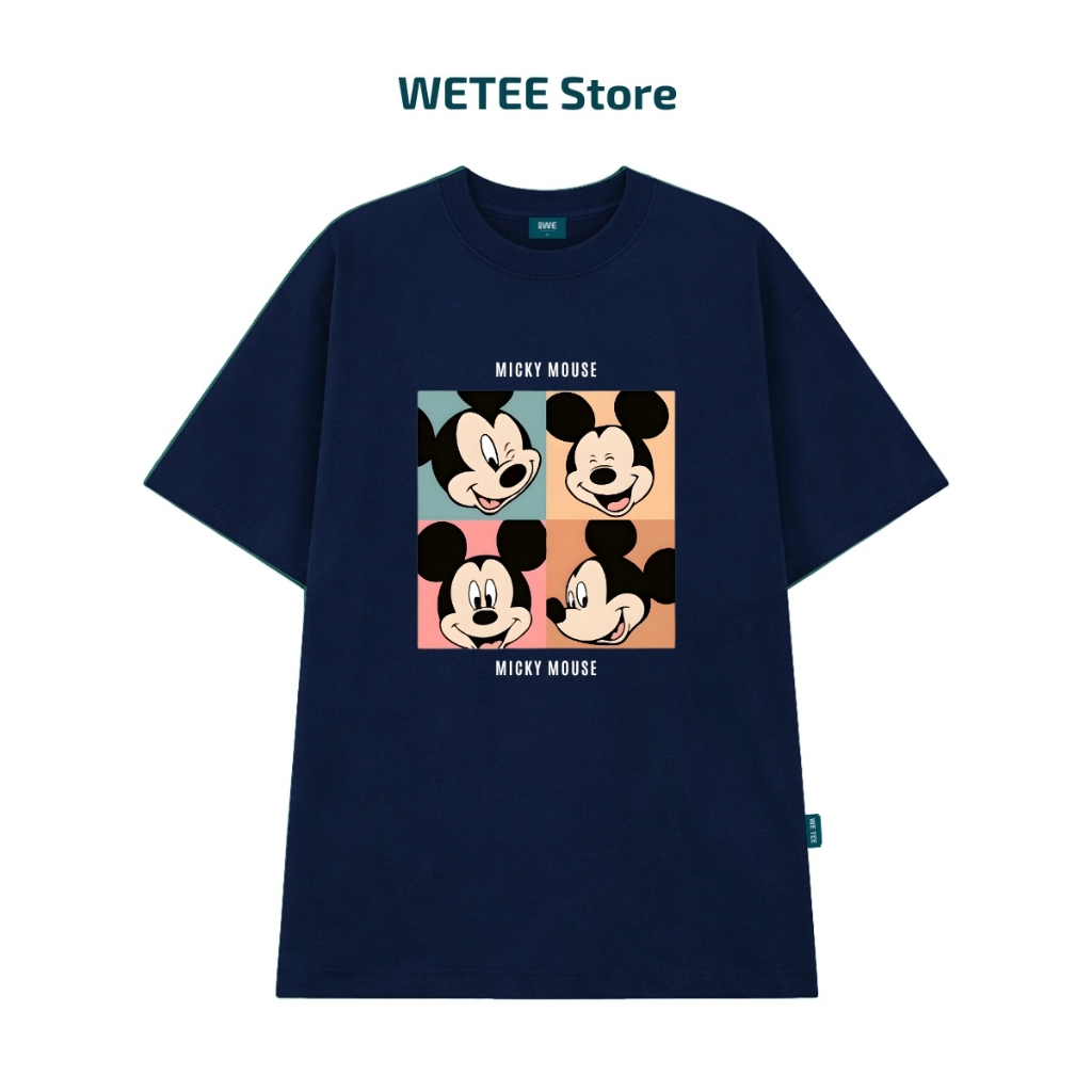 Áo thun unisex UX30-1173 4 hình MICKEY MOUSE dáng oversized local brand WETEE_thumbnail_10