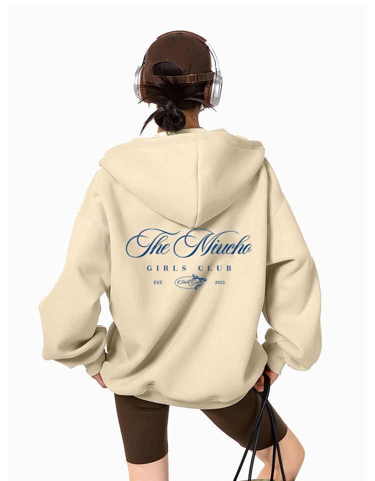 Áo hoodie zip local brand form rộng vải nỉ chân cua HZD1641 Miucho in typography_thumbnail_3