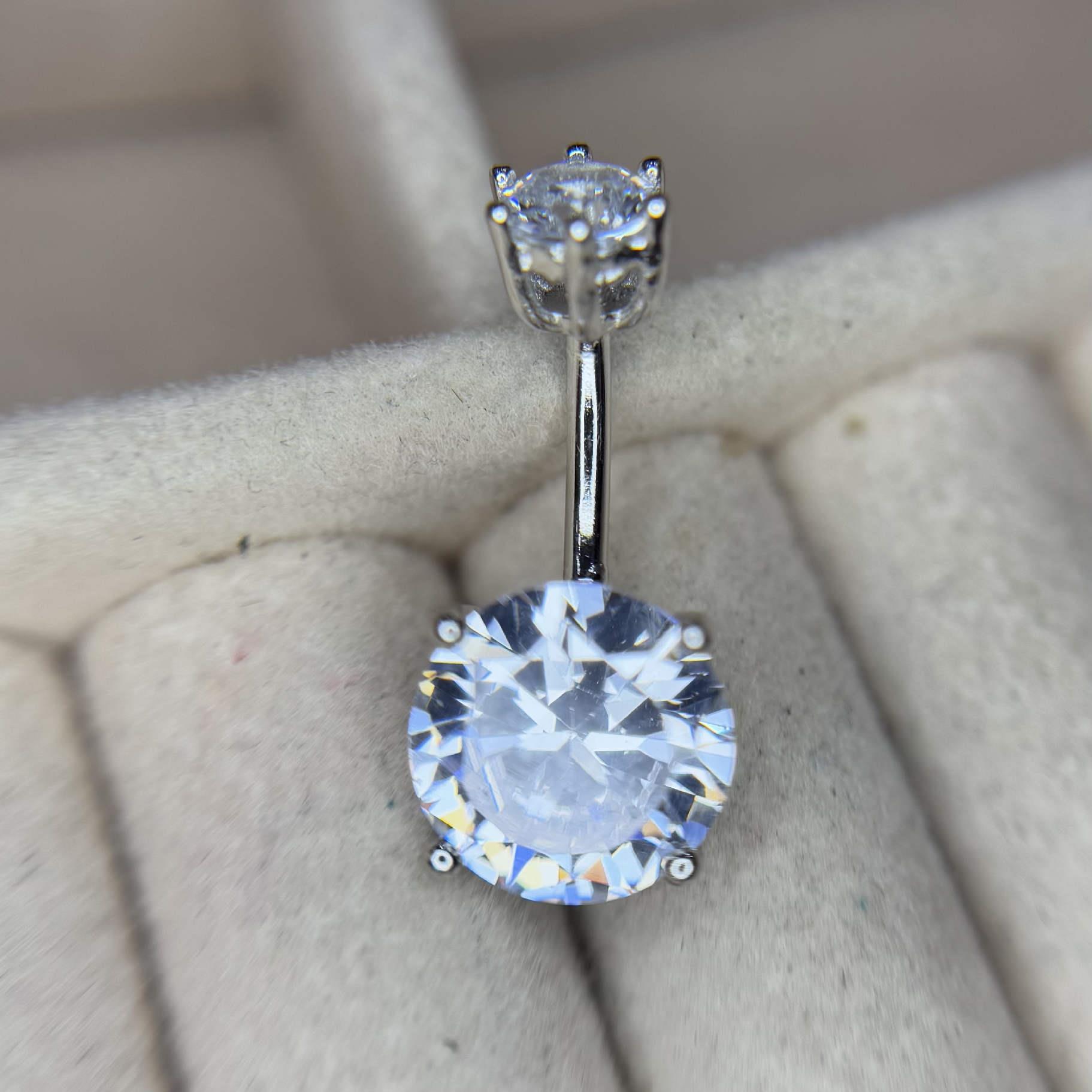 rốn bạc xi bạch kim đá chấu hai đầu tròn to_thumbnail_1