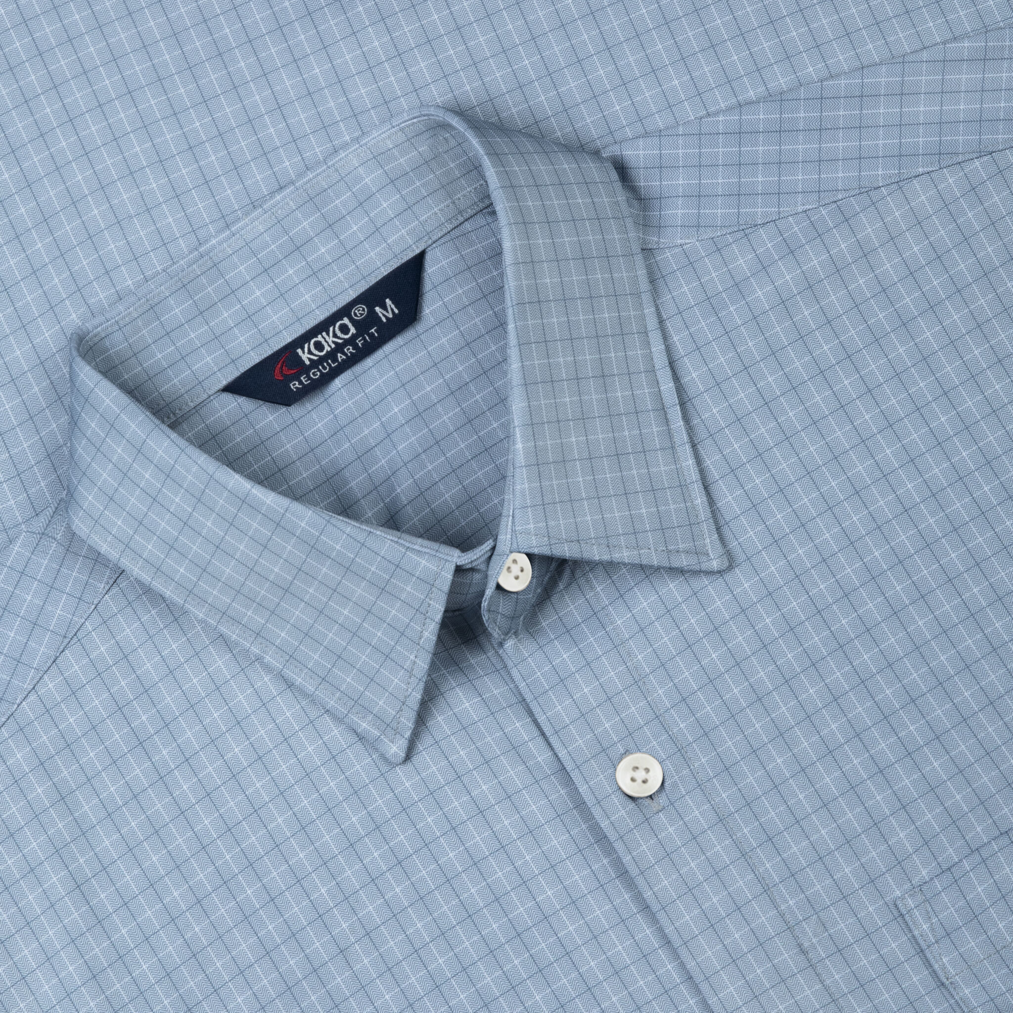 Áo Sơ Mi KaKa Bamboo co giãn kẻ nhỏ S26