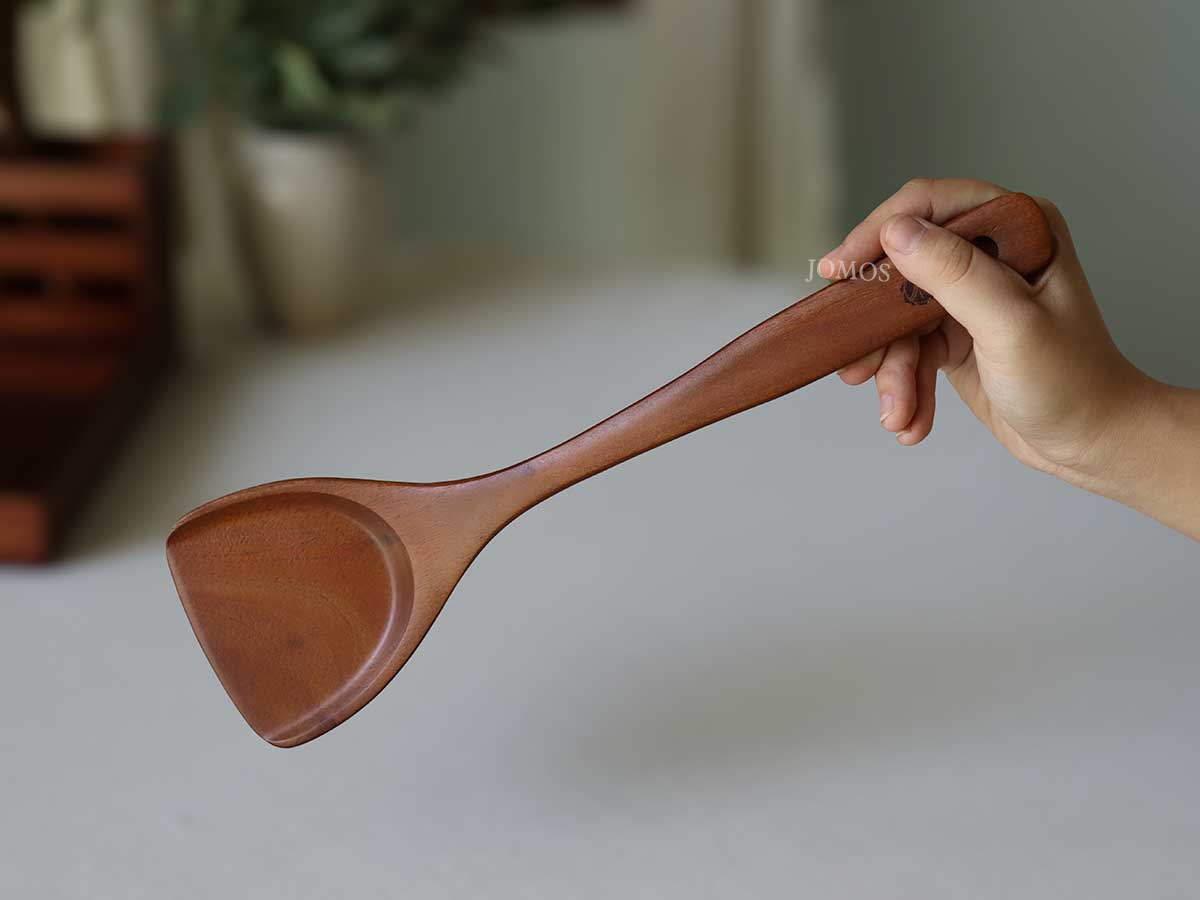 Sạn Chiên Xào 33cm Gỗ Xà Cừ J000105