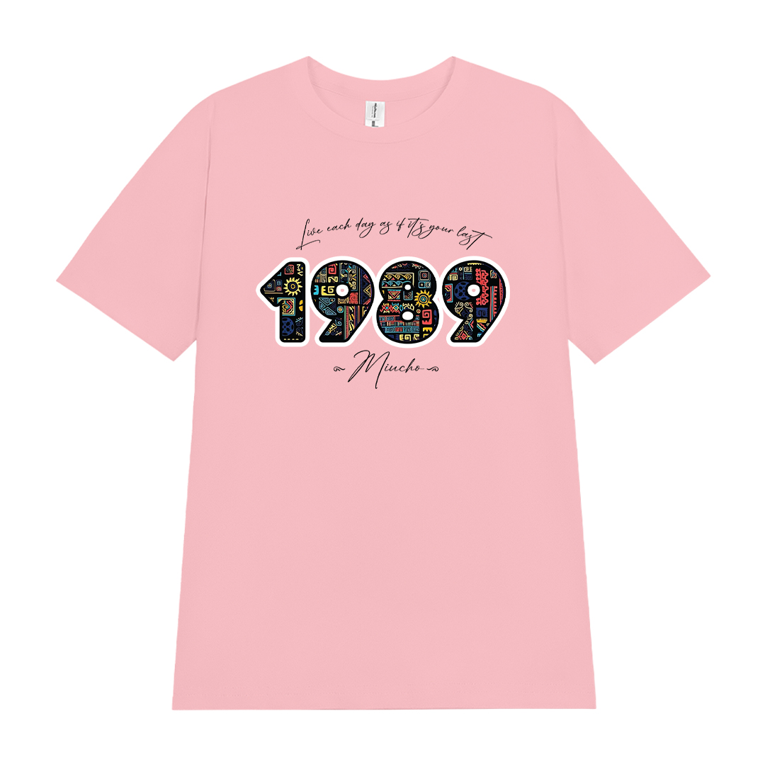 Áo thun nữ in năm sinh 1989 form vừa regular vải cotton 4c thoáng mát ARD1776 Miucho Chic in mix_thumbnail_7