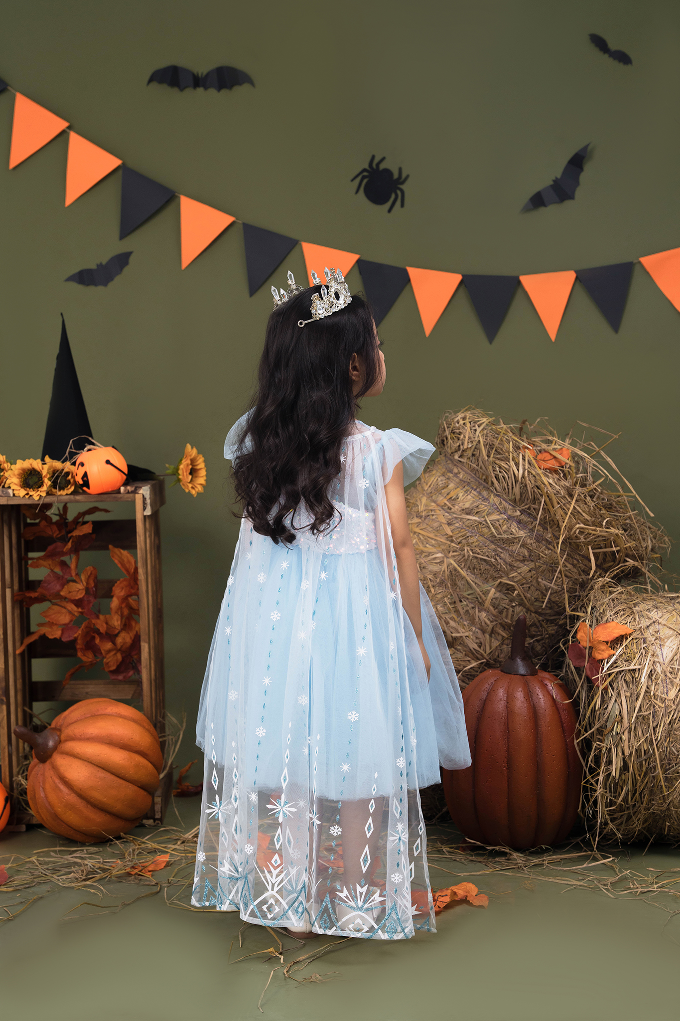 Váy hoá trang Elsa kèm áo choàng_thumbnail_1