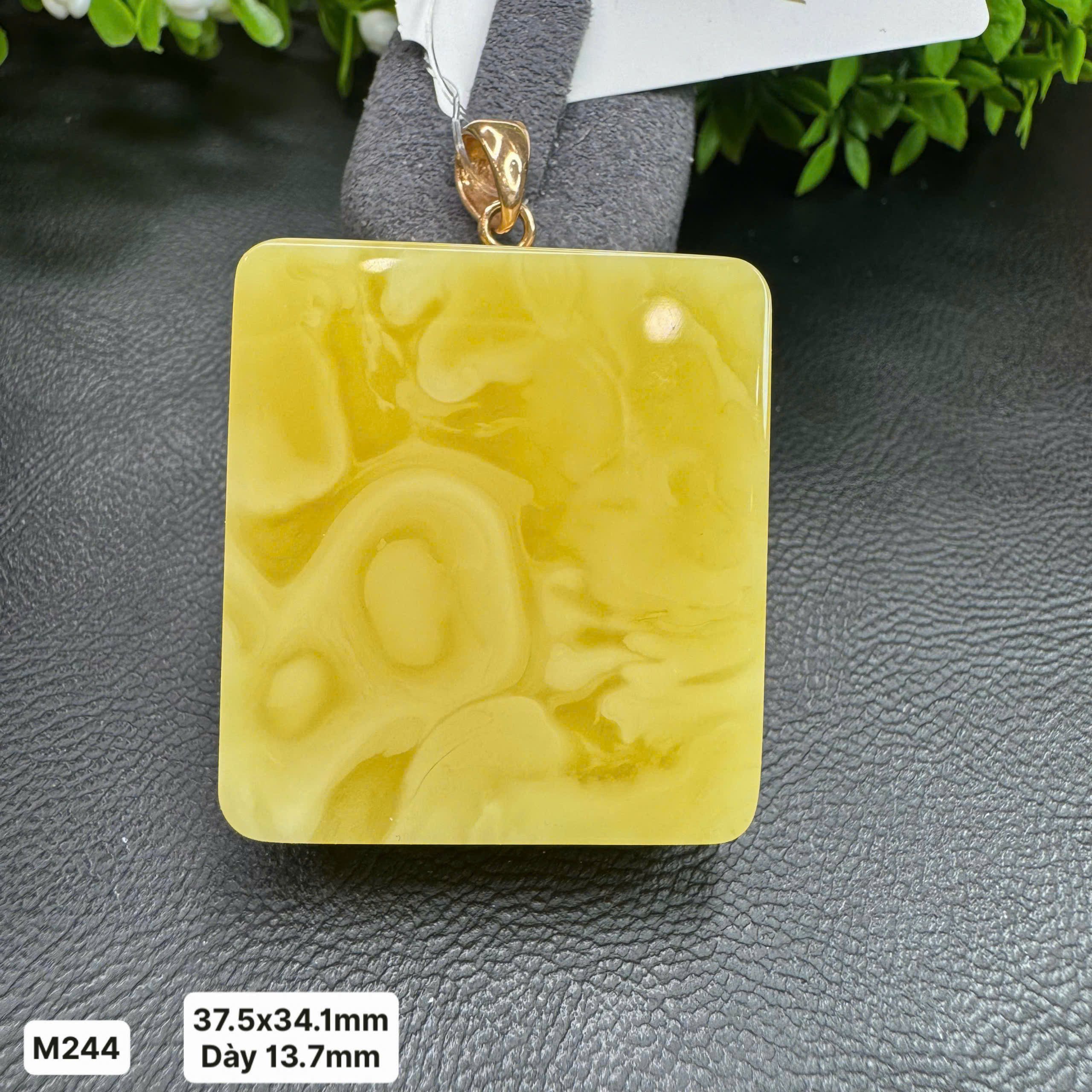 Mặt Hổ Phách Hoàng Gia - M244