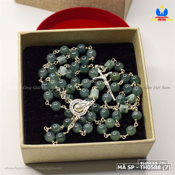 Chuỗi tràng hạt mân côi 50 đá lam ngọc tự nhiên NS476_thumbnail_2