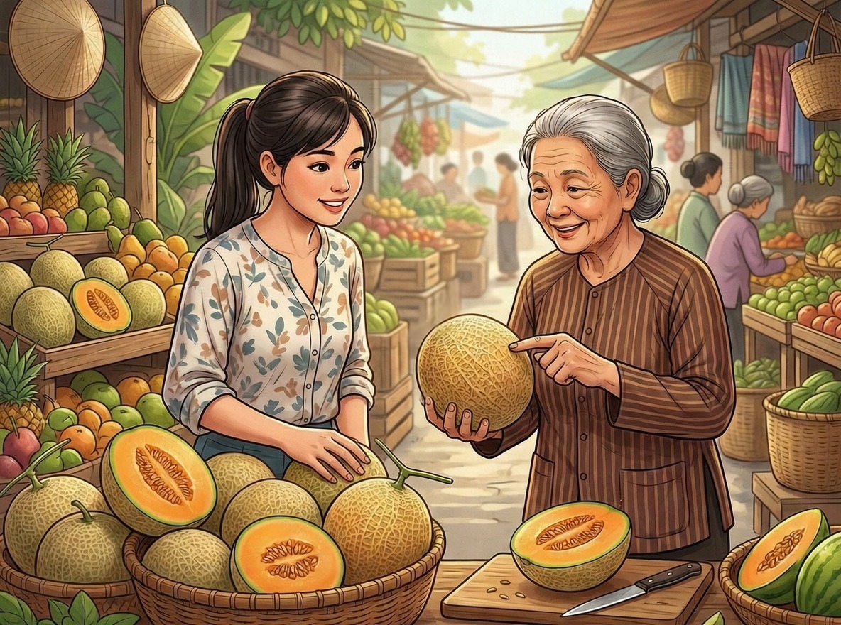 Bí Quyết Cách Lựa Dưa Lưới Ngon, Ngọt Lịm, Giòn Chuẩn Chín Cây