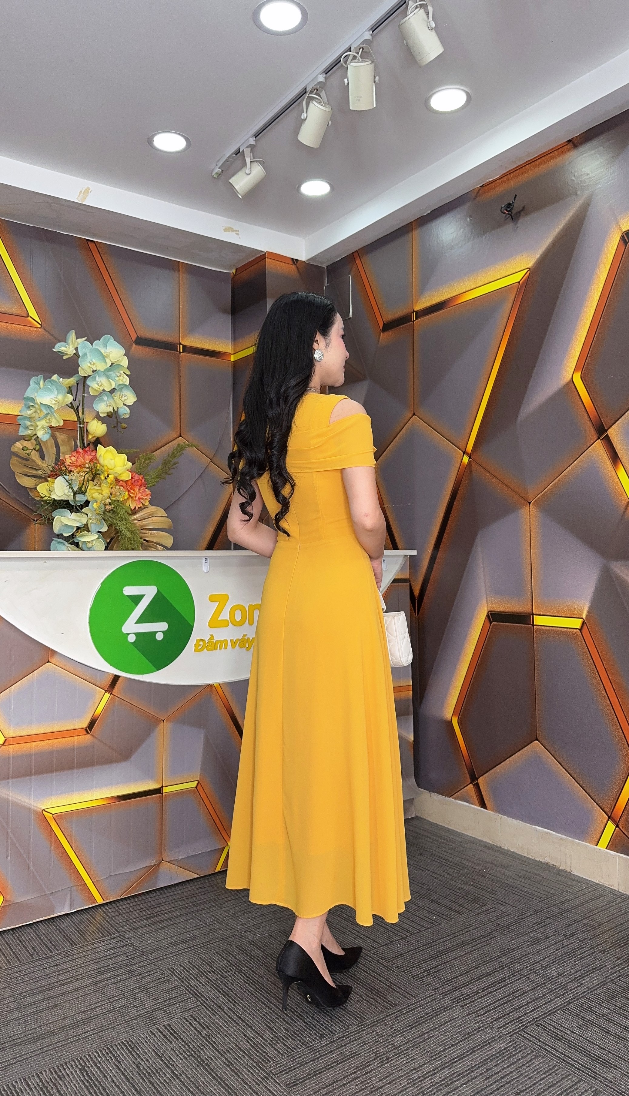 Đầm xòe - Y1914 - Thương hiệu Zonbig_thumbnail_2