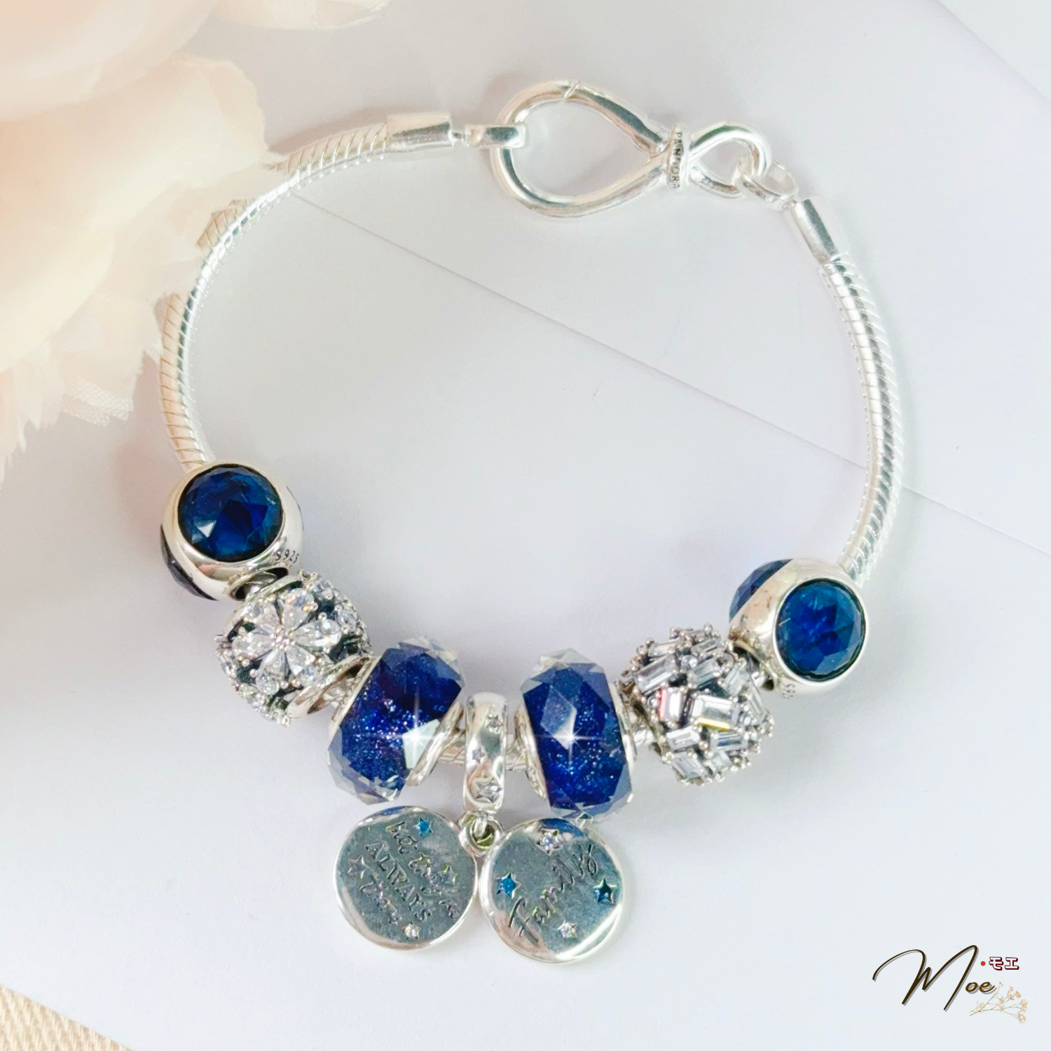 LT560 - Vòng Pandora Family Glass xanh lục