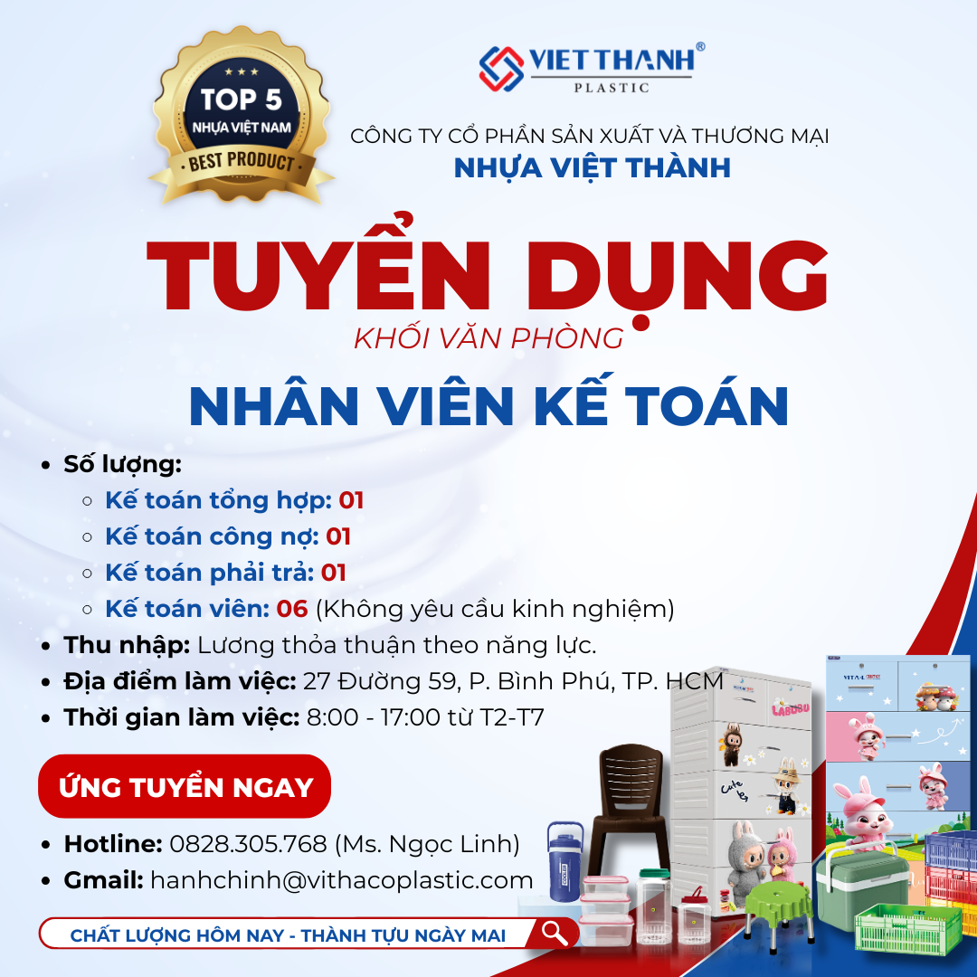 Tuyển dụng Nhân viên Kế toán