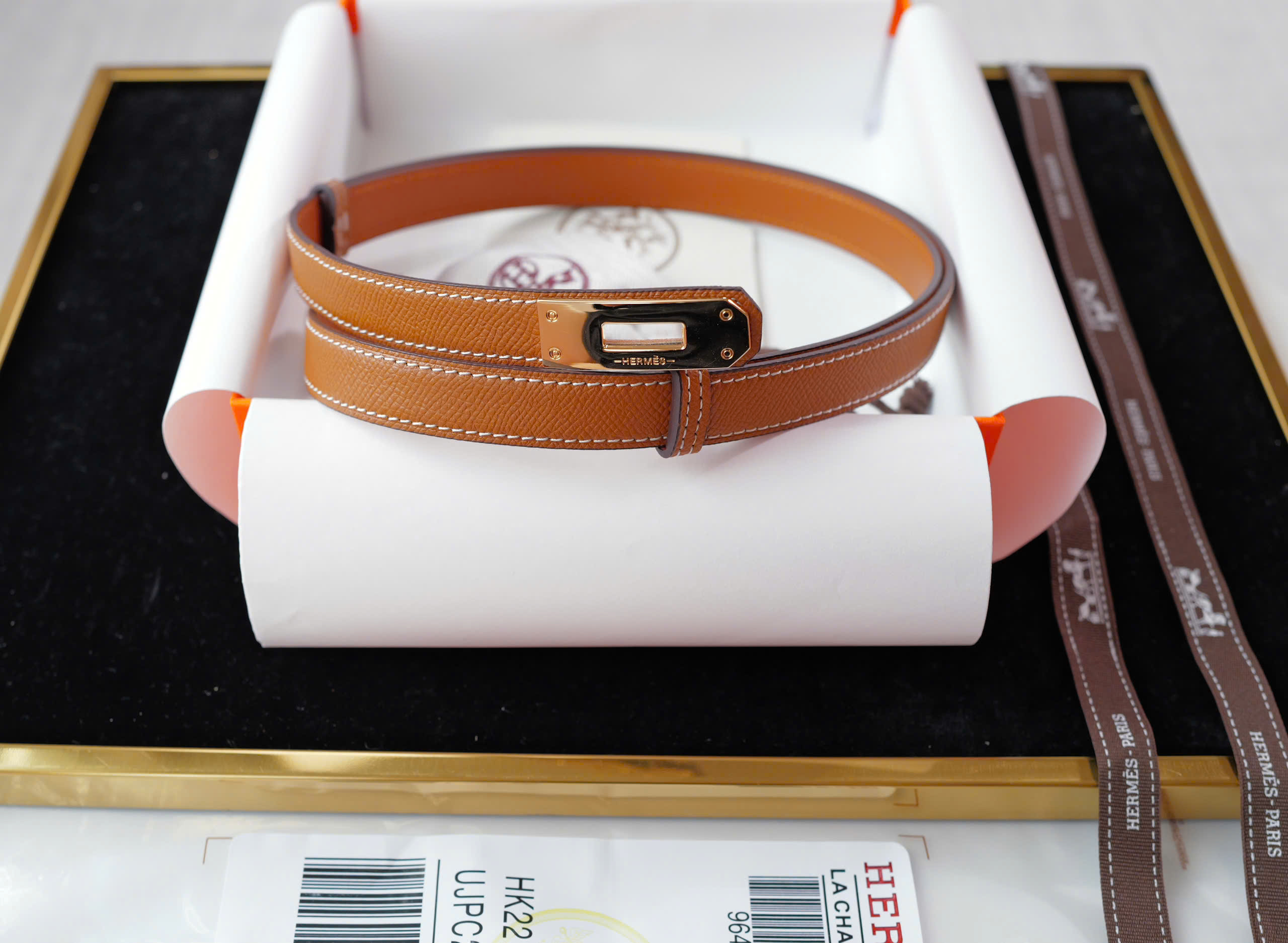 ❤️ Belt HERMES kelly  khoá BẠC & khoá VÀNG