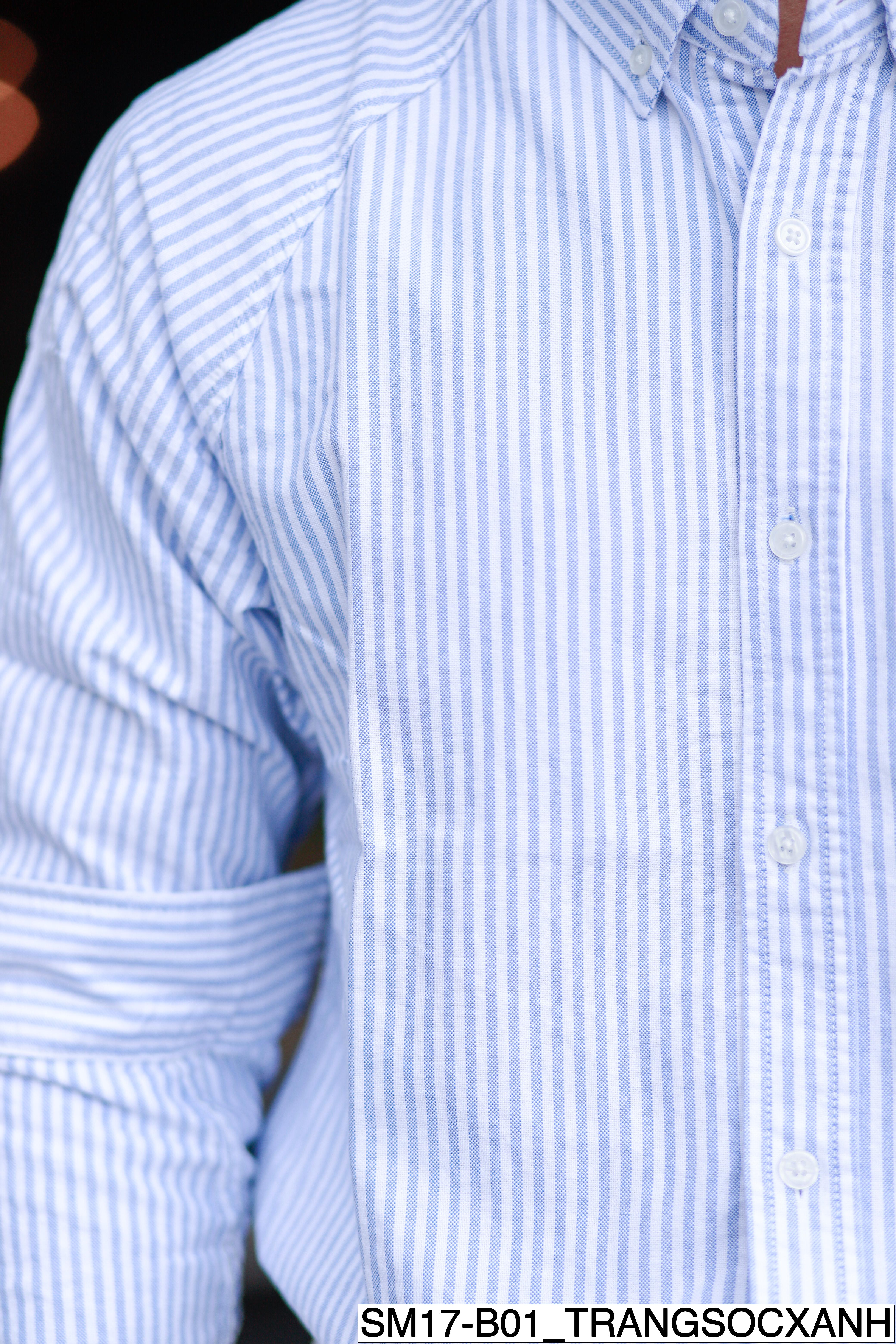 B01 SM17 - Áo sơ mi nam button-down cổ điển_thumbnail_7