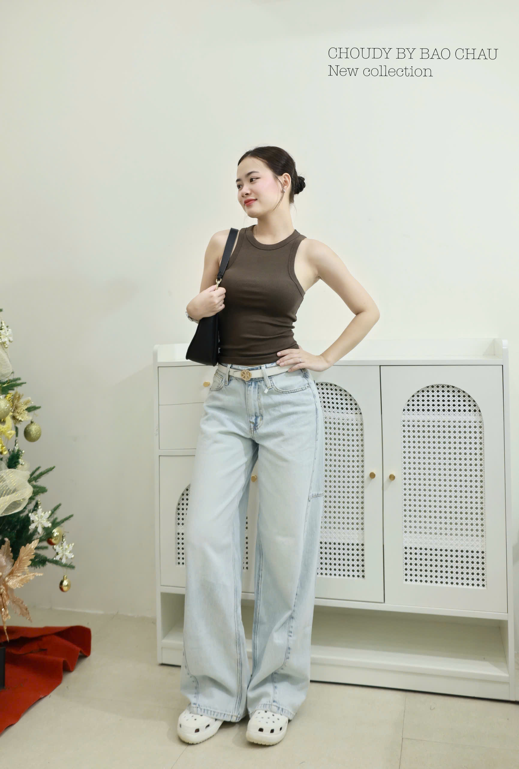 Q285 QUẦN JEAN SUÔNG NHẠT