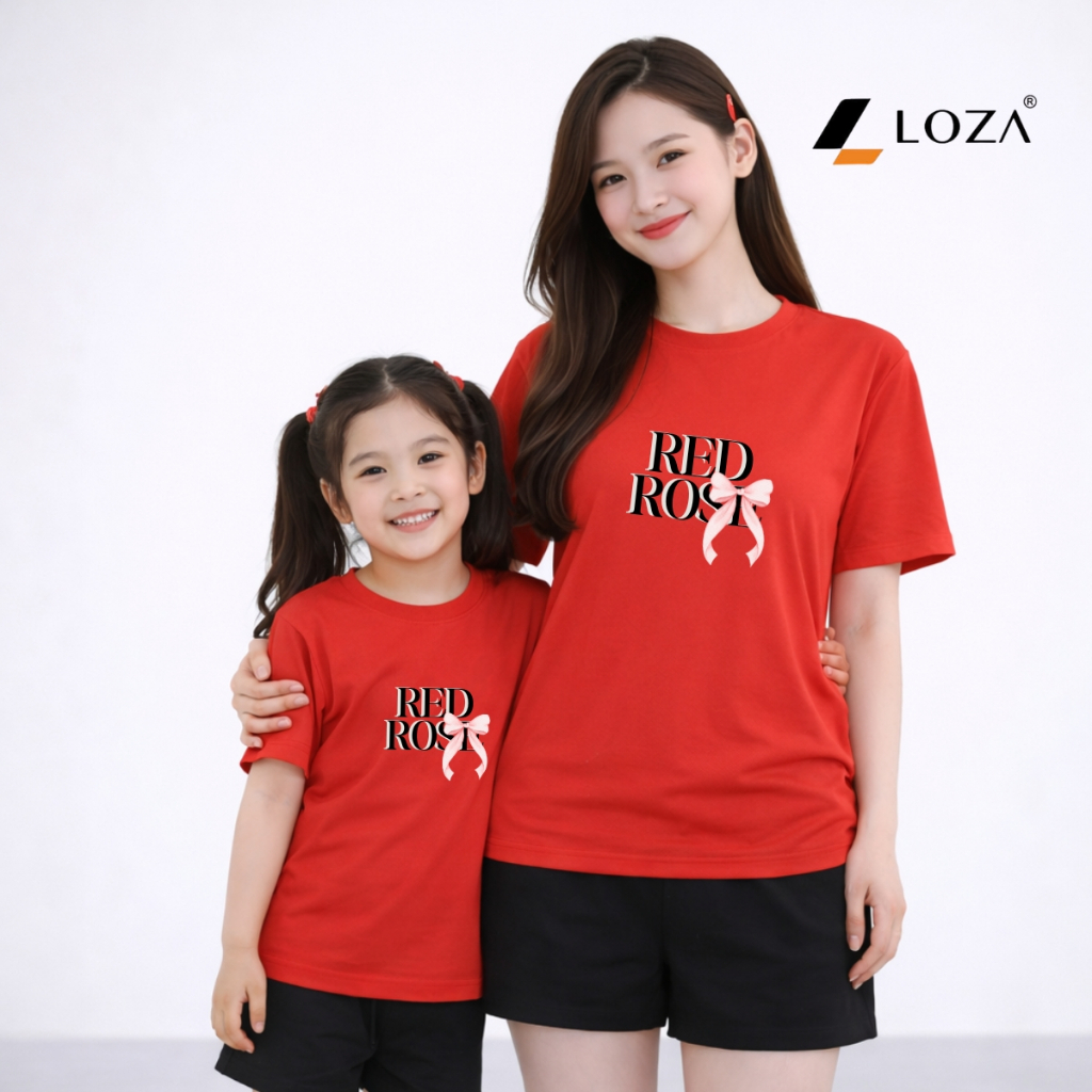 Set đồ đôi mẹ và bé hình chữ RED ROSE - Loza BP635-SB635_thumbnail_1