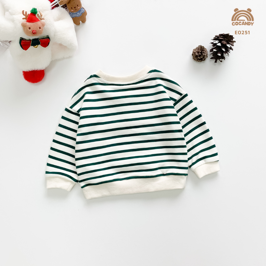 Áo dài XANH kẻ BE phối tuần lộc_thumbnail_2