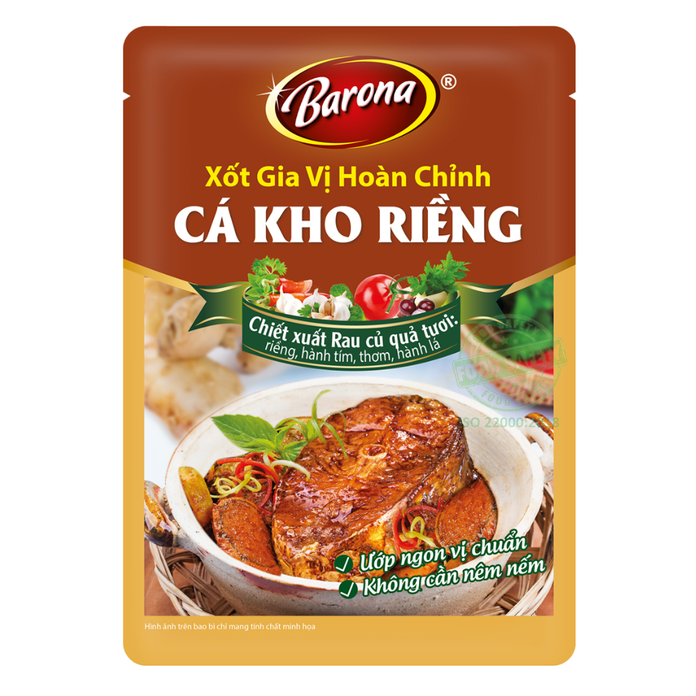 Gia vị kho cá | Gói 80g