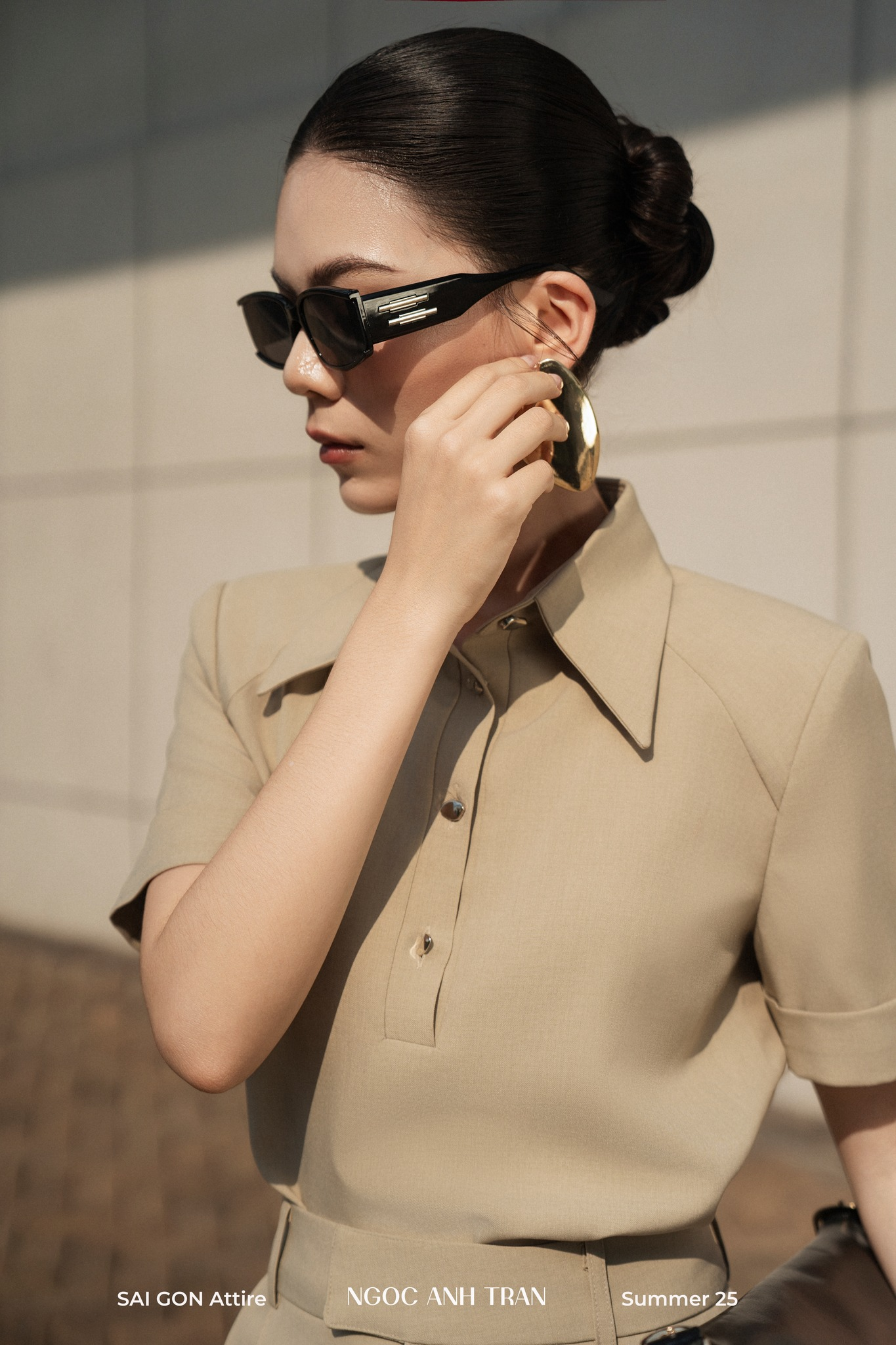 A175 - Áo kiểu cổ bẻ