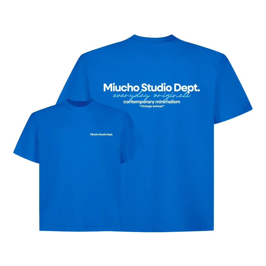 Áo thun boxy nam nữ Miucho Studio Dept 2568 vải cotton 2c thoáng mát basic nhiều màu in typography_thumbnail_13
