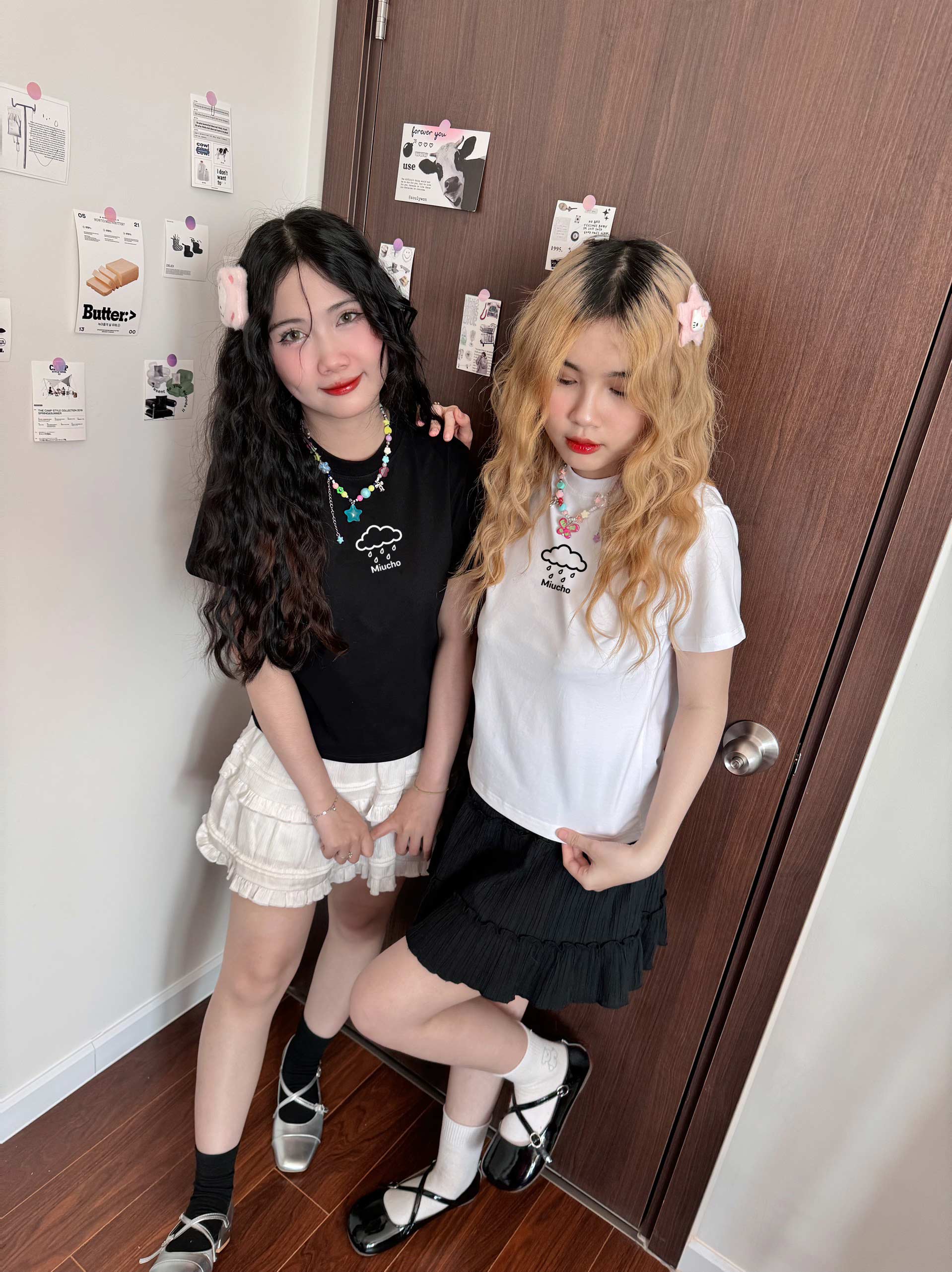 Áo baby tee ôm chất vải cotton co giãn 4 chiều thoáng mát ABD1693 Miucho in basic_thumbnail_6