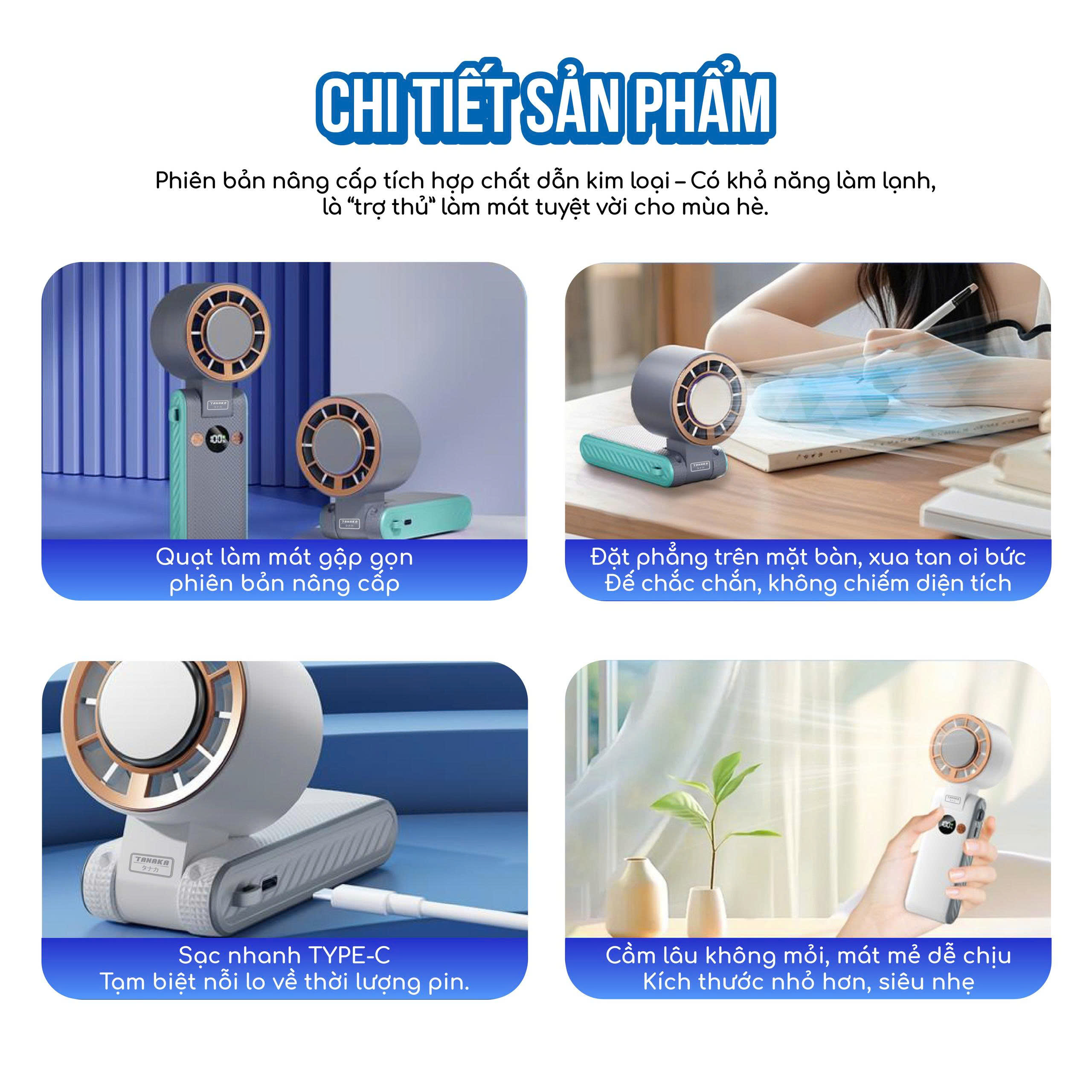 Quạt Cầm Tay Tanaka  Ice Cooling TEC_thumbnail_1