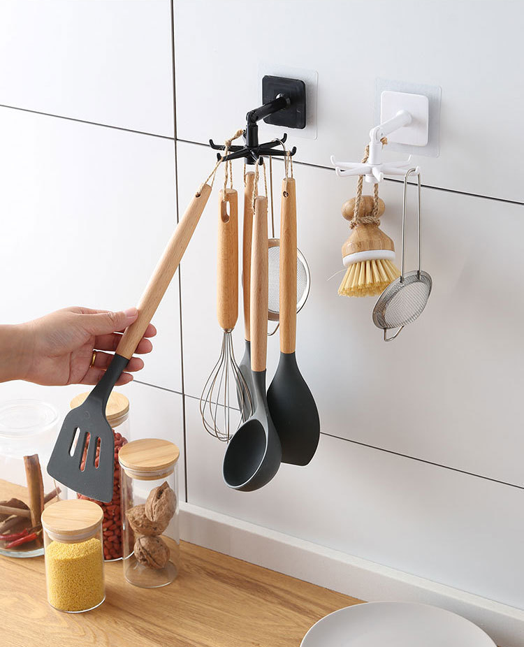 Móc Dán Treo Tường Đa Năng 360 Độ