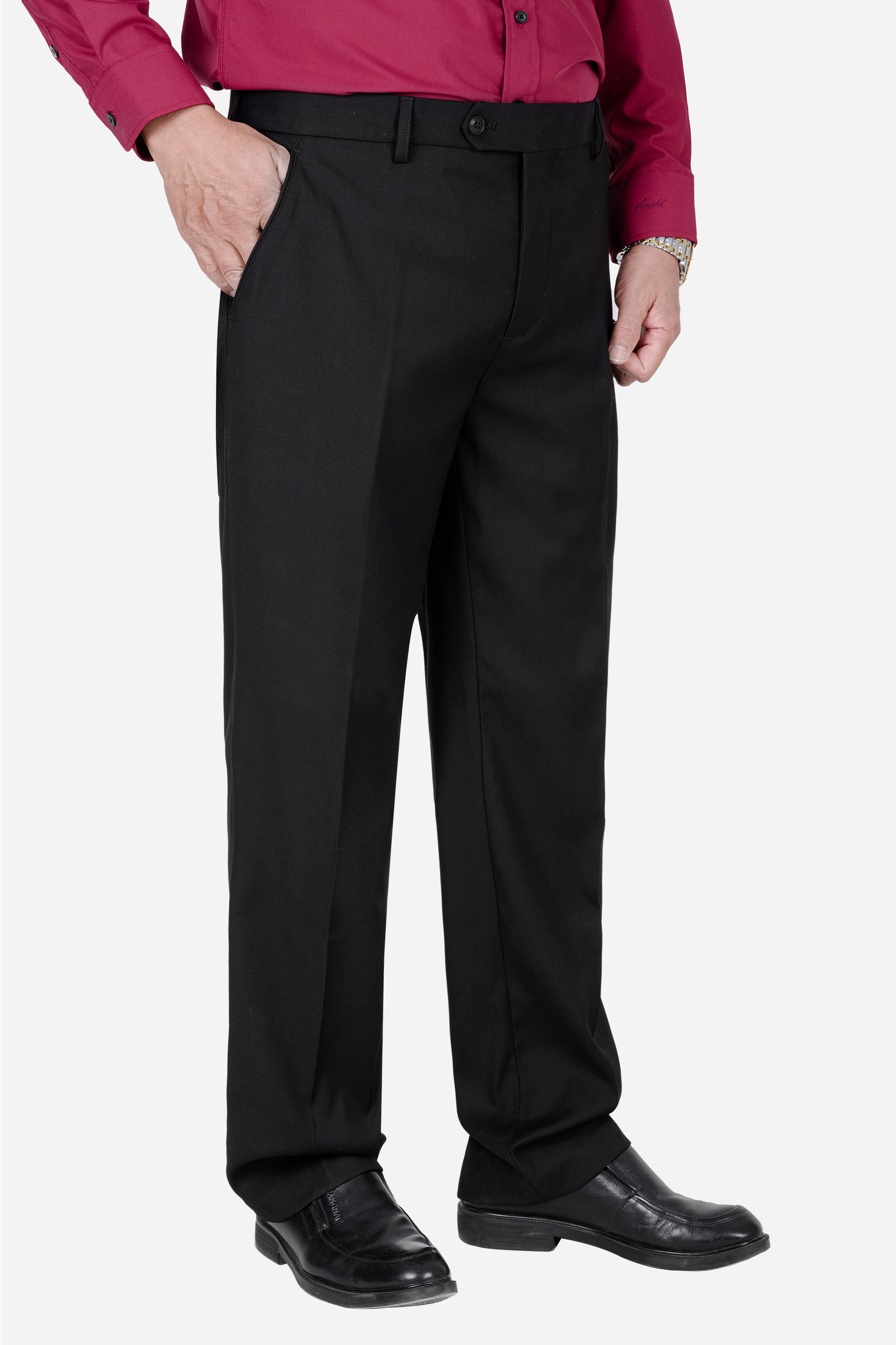 Quần Âu 0 Li Nam Trung Niên ANCHI Chất Liệu Tuytsi Siêu Nhẹ Phom Suông Ống Rộng_thumbnail_17