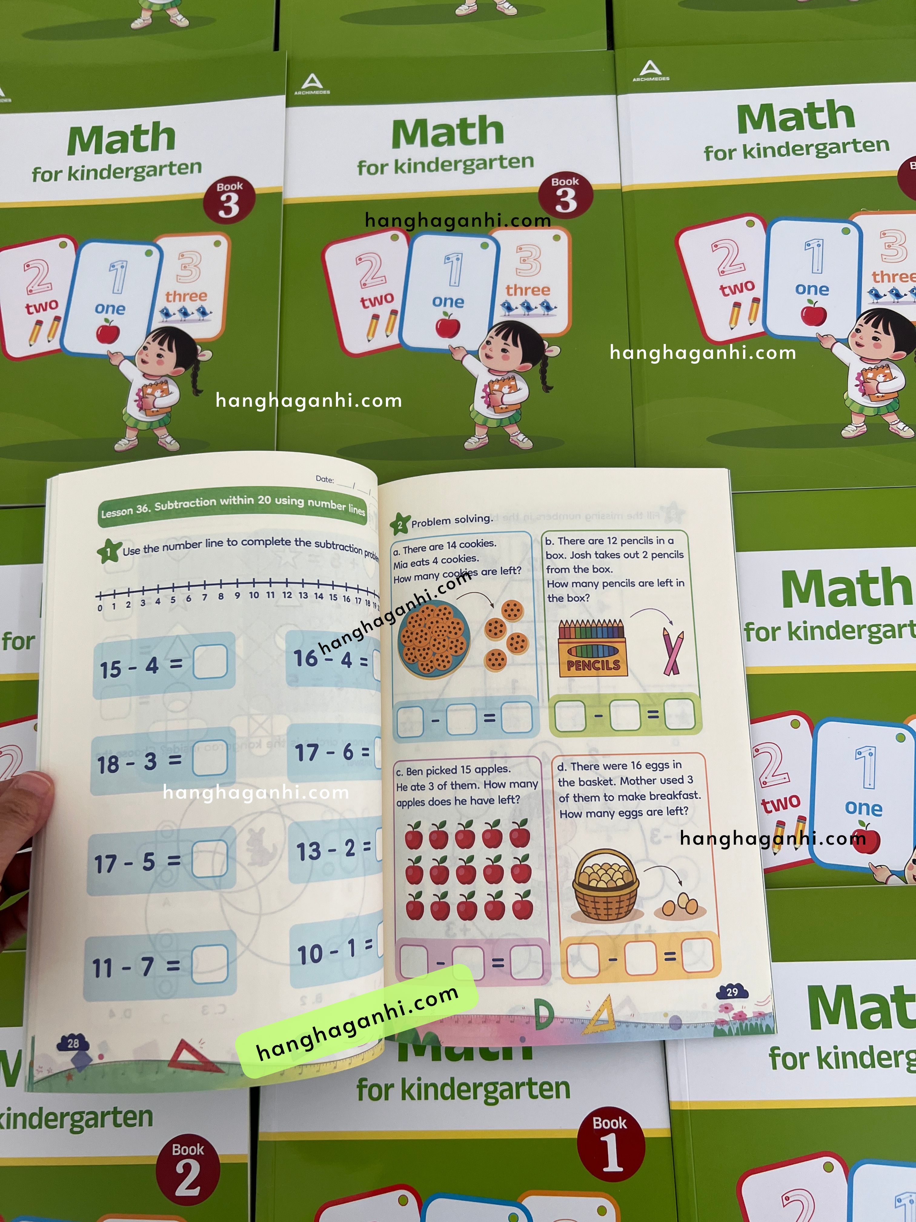 Sách Archimedes Math for Kindergarten Book 3, Toán tiếng Anh mầm non_thumbnail_2